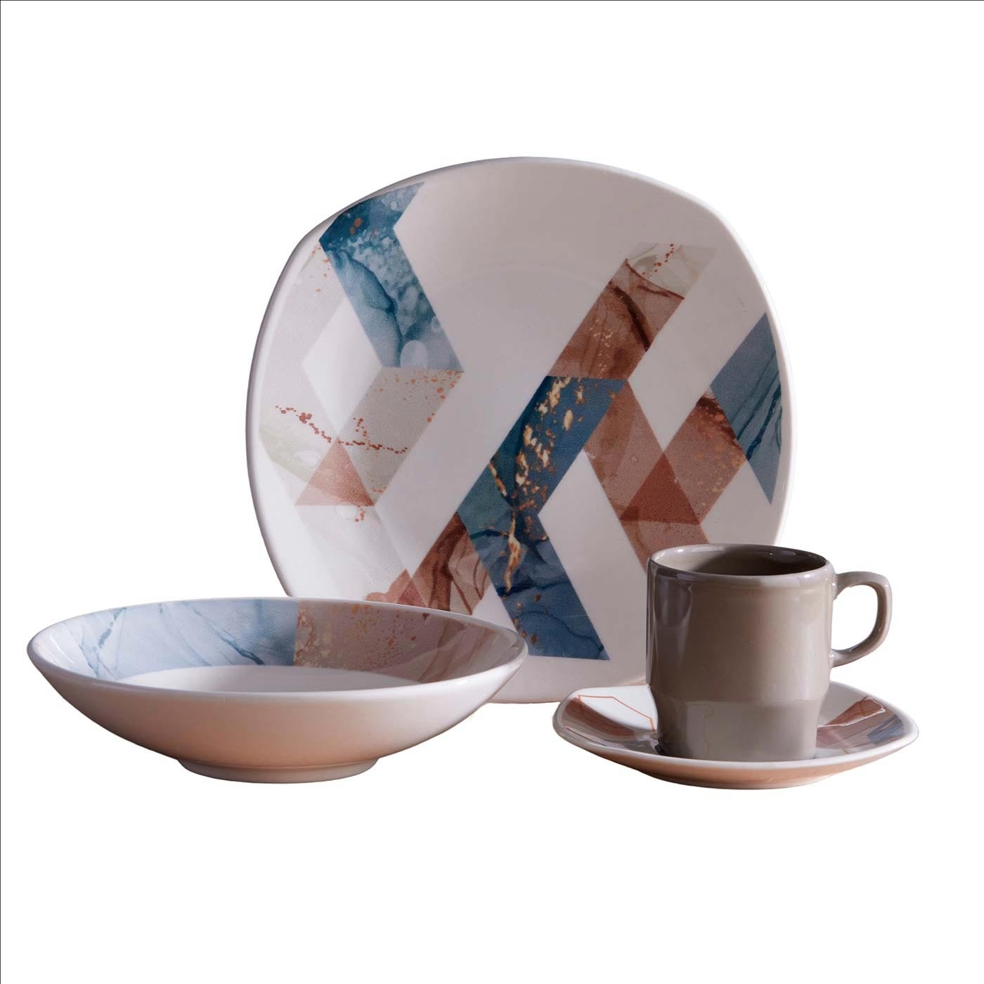 Vajilla CORONA 4 Puestos/16 Piezas Lois Vajilla CORONA 4 Puestos/16 Piezas Lois