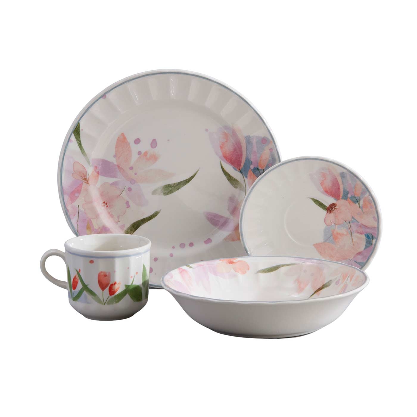 Vajilla CORONA 4 Puestos/16 Piezas Arles Vajilla CORONA 4 Puestos/16 Piezas Arles