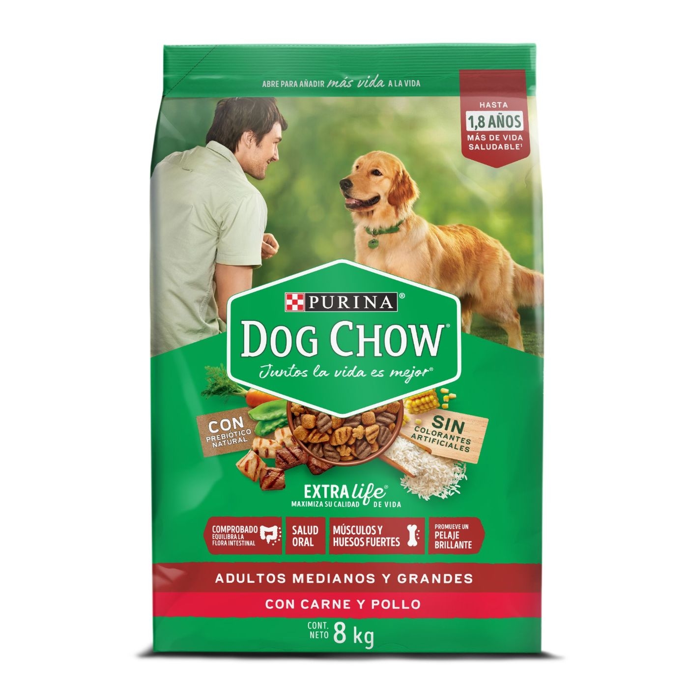 Alimento PURINA Dog Chow Adulto 8 Kg