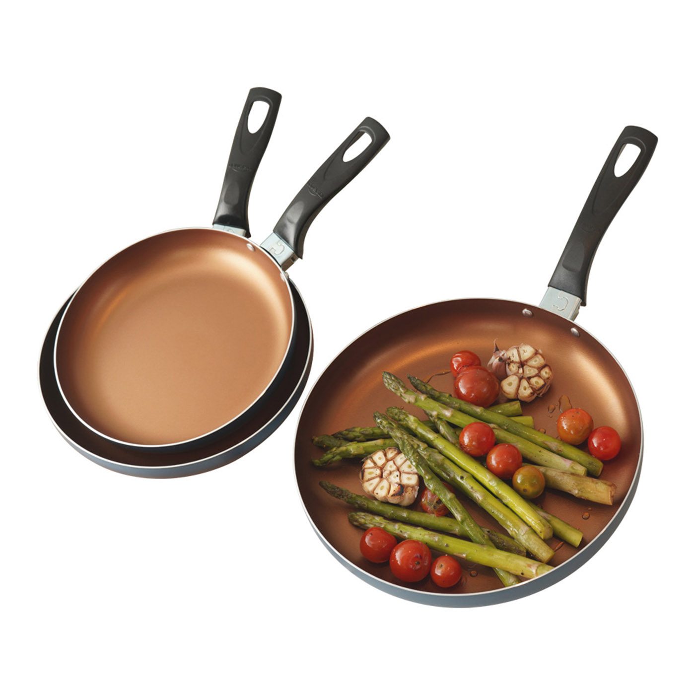 Set x 3 Sartenes 18, 20 y 24 cm UNIVERSAL Antiadherente Aliada Set x 3 Sartenes 18, 20 y 24 cm UNIVERSAL Antiadherente Aliada