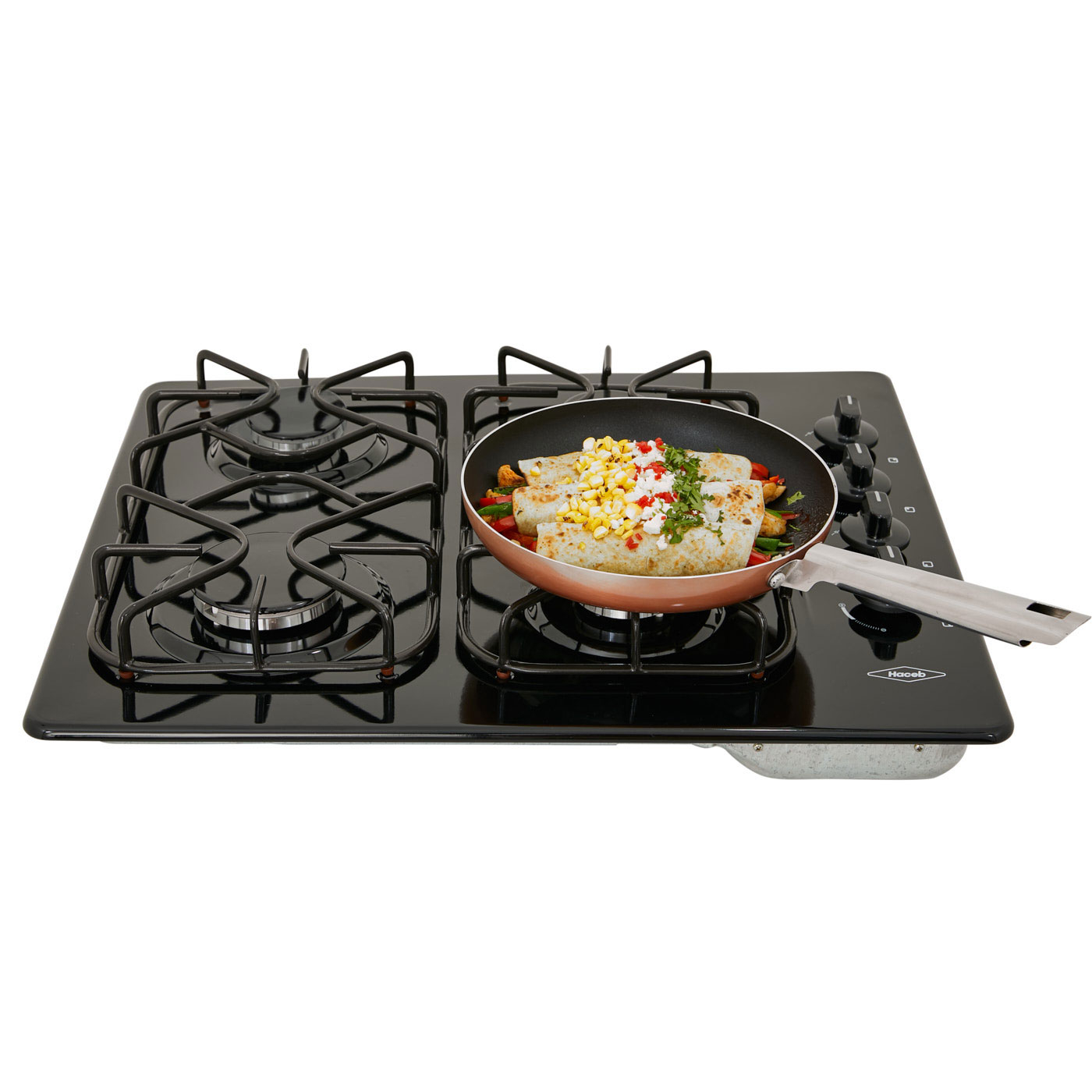 Estufa de empotrar HACEB 60cms 4 Puestos Gas Natural CG 60 ESM Negro Estufa de empotrar HACEB 60cms 4 Puestos Gas Natural CG 60 ESM Negro