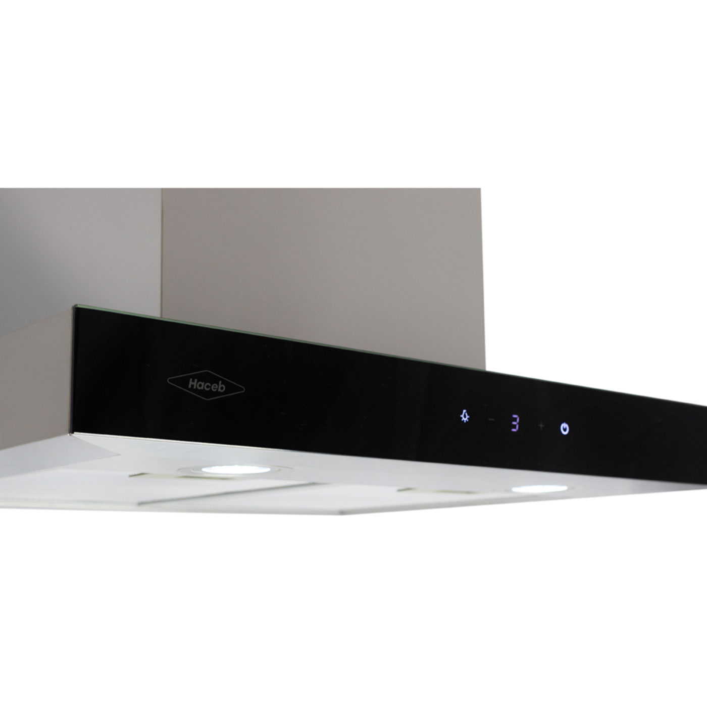 Campana Extractora HACEB 90cms Tipo Peninsula/Pared ASAI Gris Campana Extractora HACEB 90cms Tipo Peninsula/Pared ASAI Gris