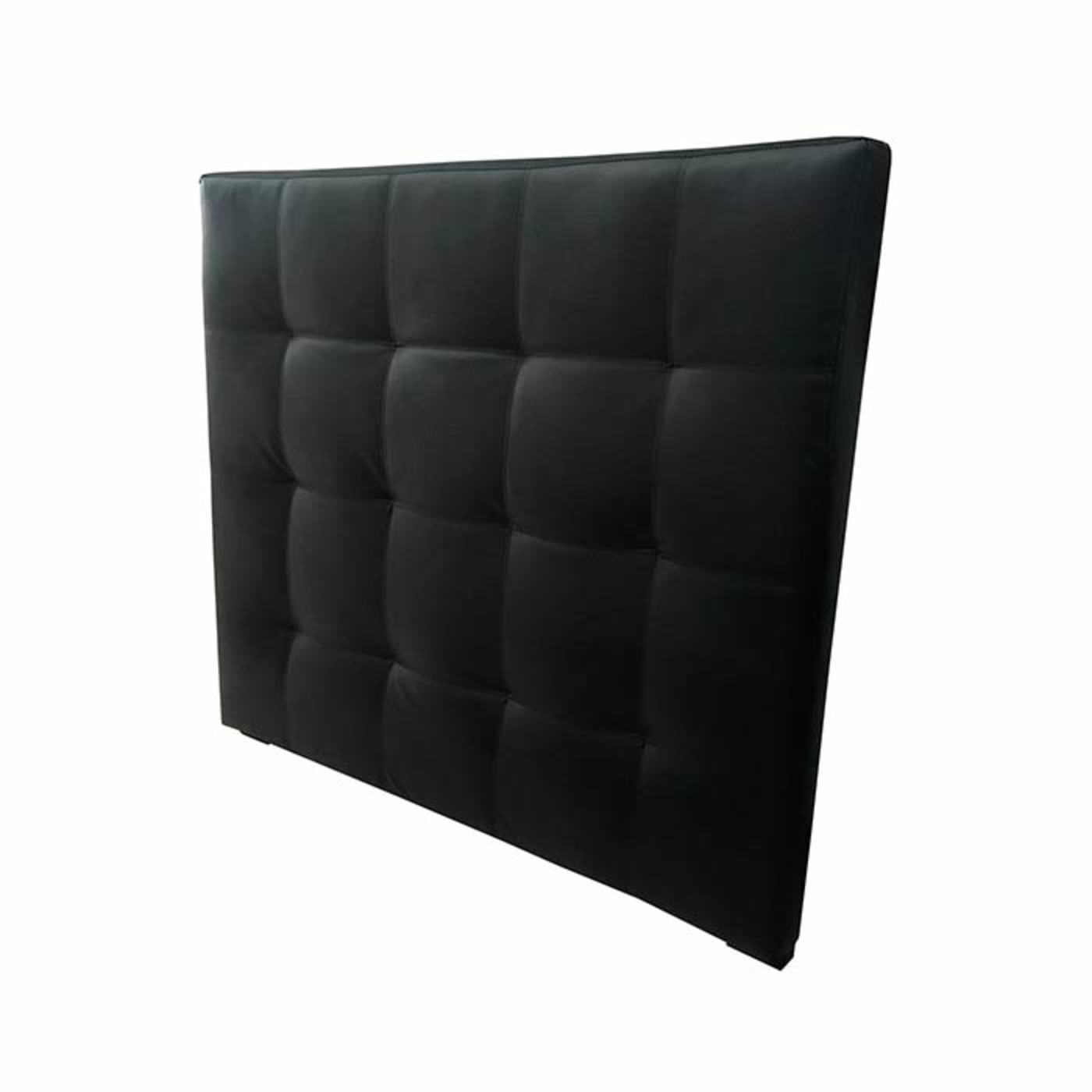 Cabecero TUKASA 200 x 120 cm Ecocuero Negro Cabecero TUKASA 200 x 120 cm Ecocuero Negro