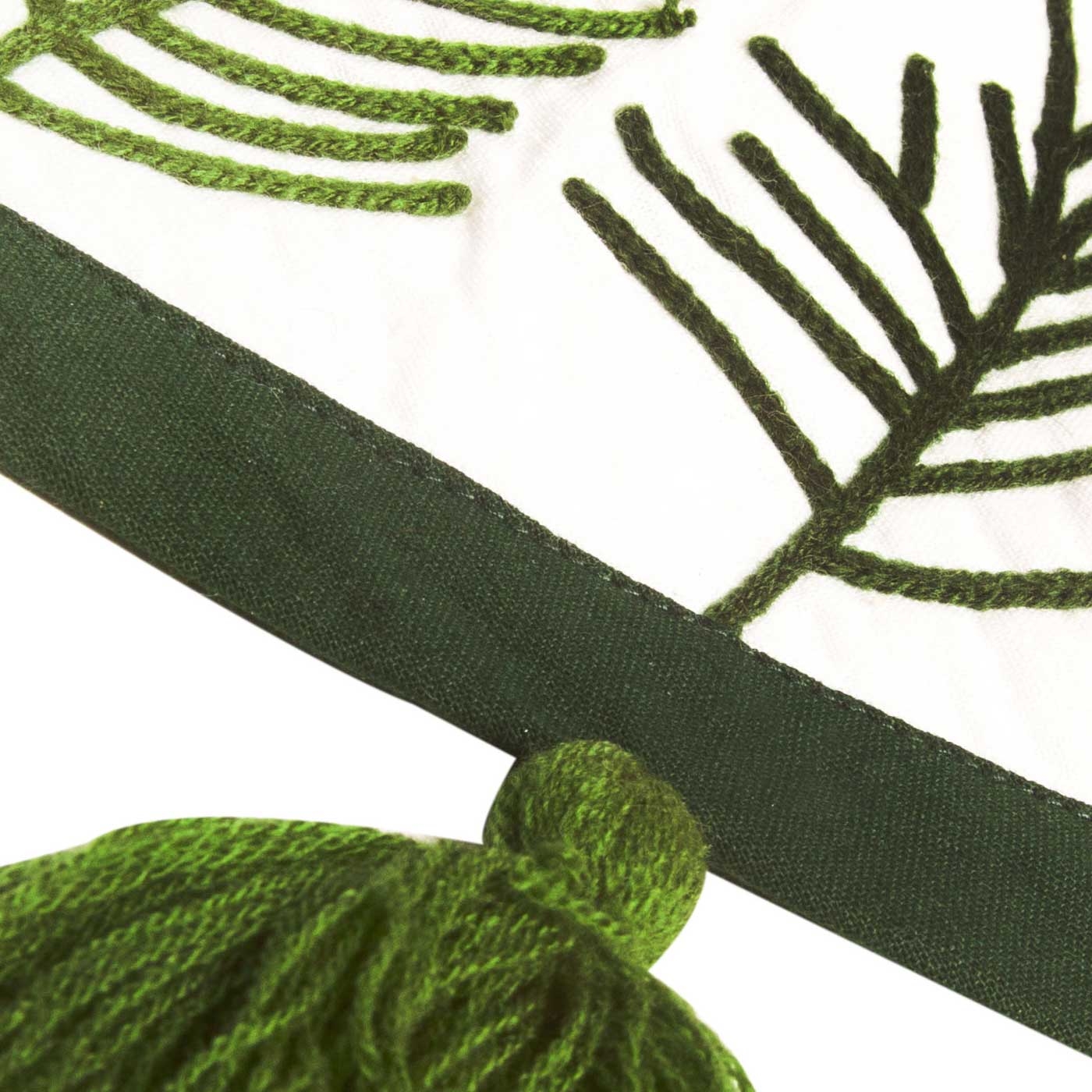 Pie de Árbol JOY Merry Christmas 110 cm Blanco/Verde Pie de Árbol JOY Merry Christmas 110 cm Blanco/Verde