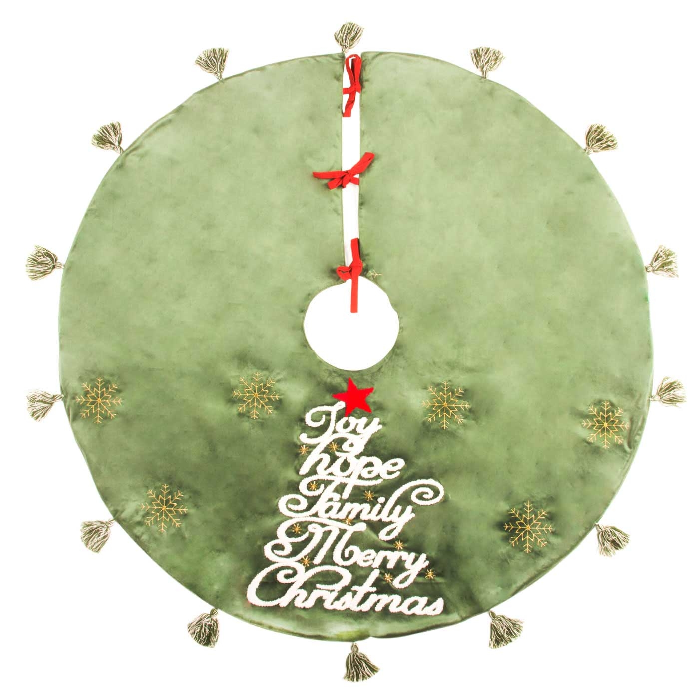 Pie de Árbol JOY Estrellas Navidad 110 cm Verde Pie de Árbol JOY Estrellas Navidad 110 cm Verde