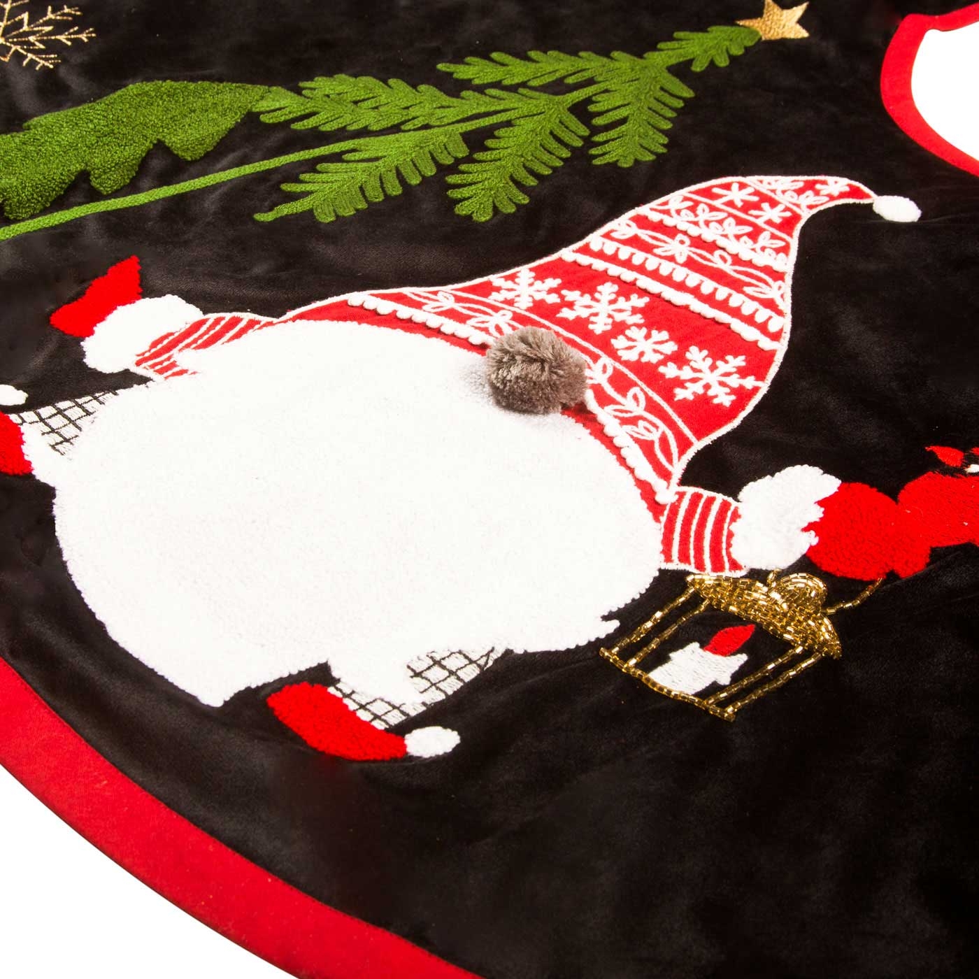 Pie De Árbol JOY Papa Noel Navidad 110 cms Negro Pie De Árbol JOY Papa Noel Navidad 110 cms Negro