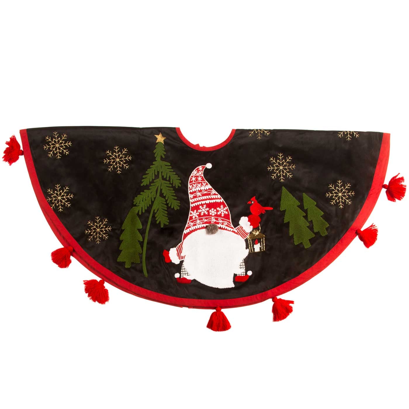 Pie De Árbol JOY Papa Noel Navidad 110 cms Negro Pie De Árbol JOY Papa Noel Navidad 110 cms Negro