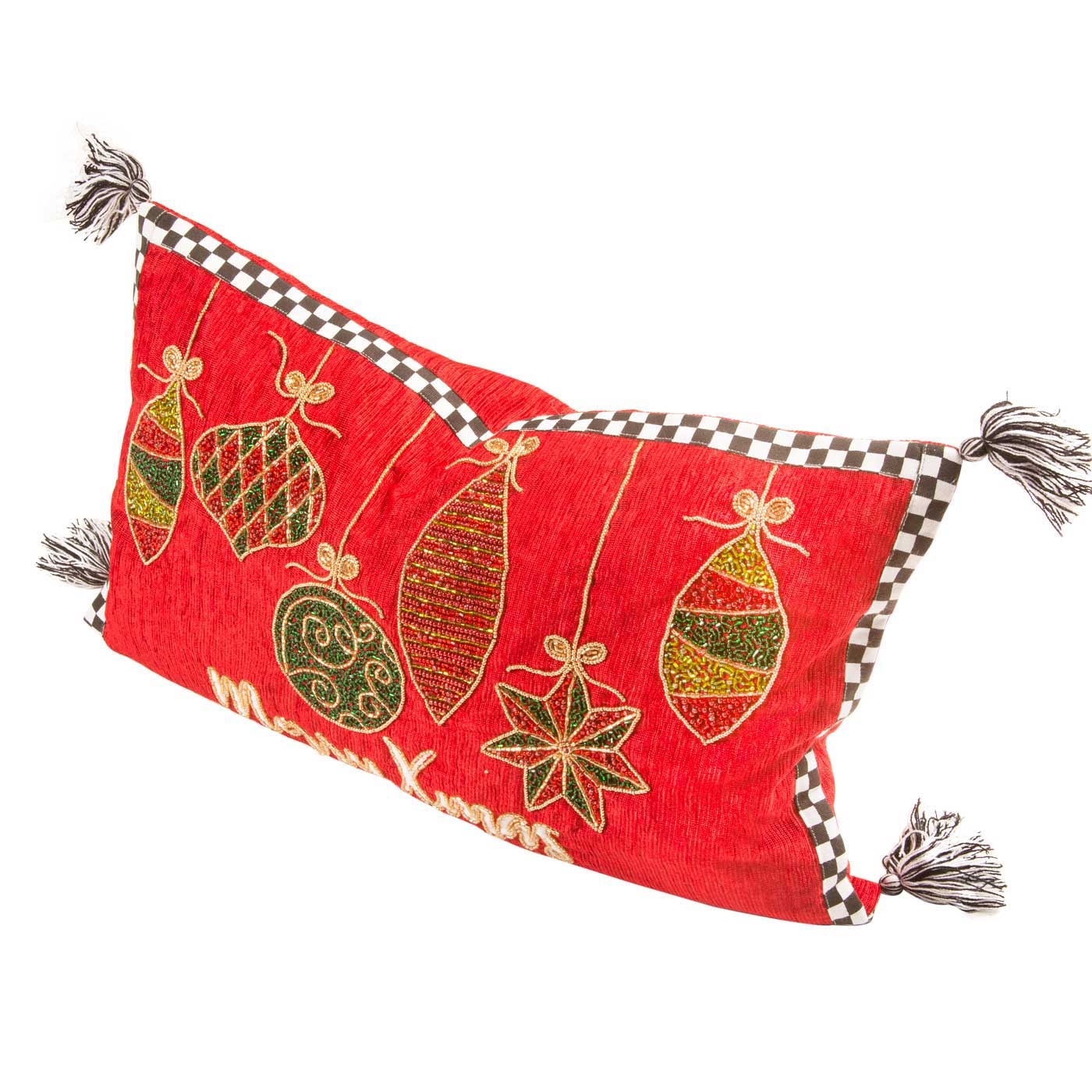 Cojín Decorativo JOY Merry Xmas 35 x 55 cm Rojo Cojín Decorativo JOY Merry Xmas 35 x 55 cm Rojo