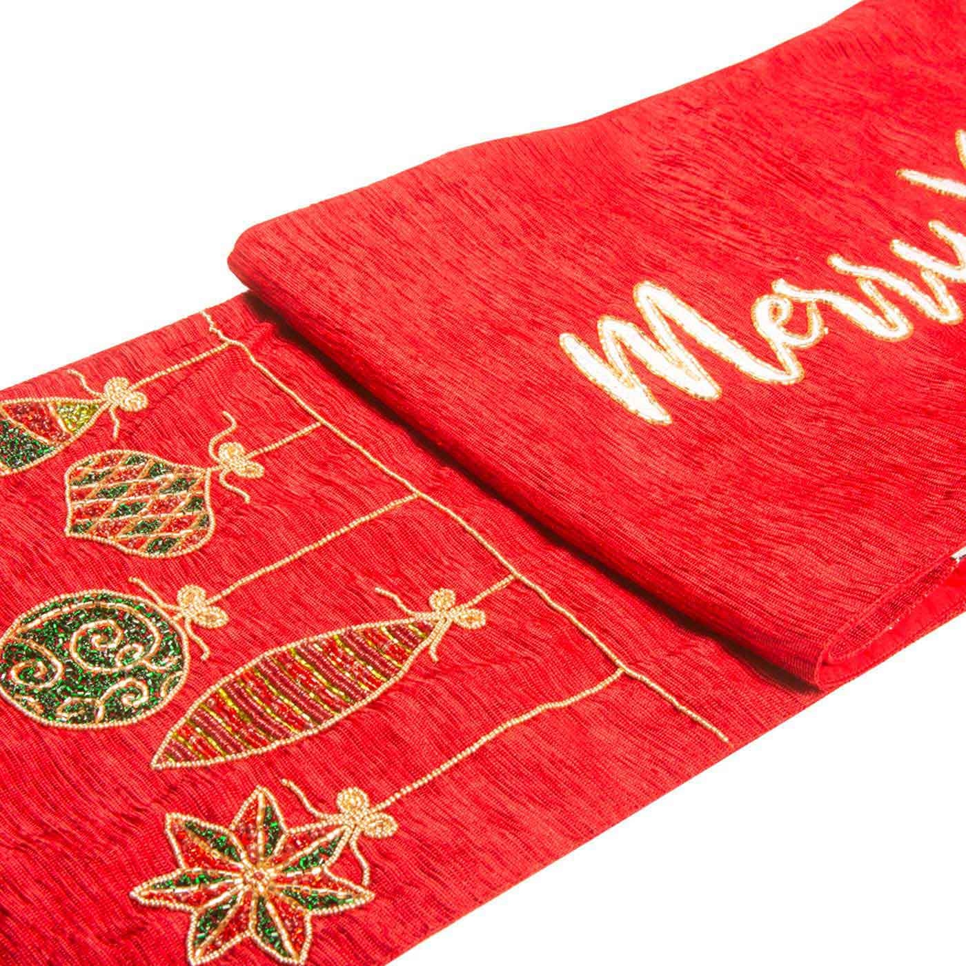 Camino de Mesa JOY Mery Xmas 35 x 180 cm Rojo Camino de Mesa JOY Mery Xmas 35 x 180 cm Rojo