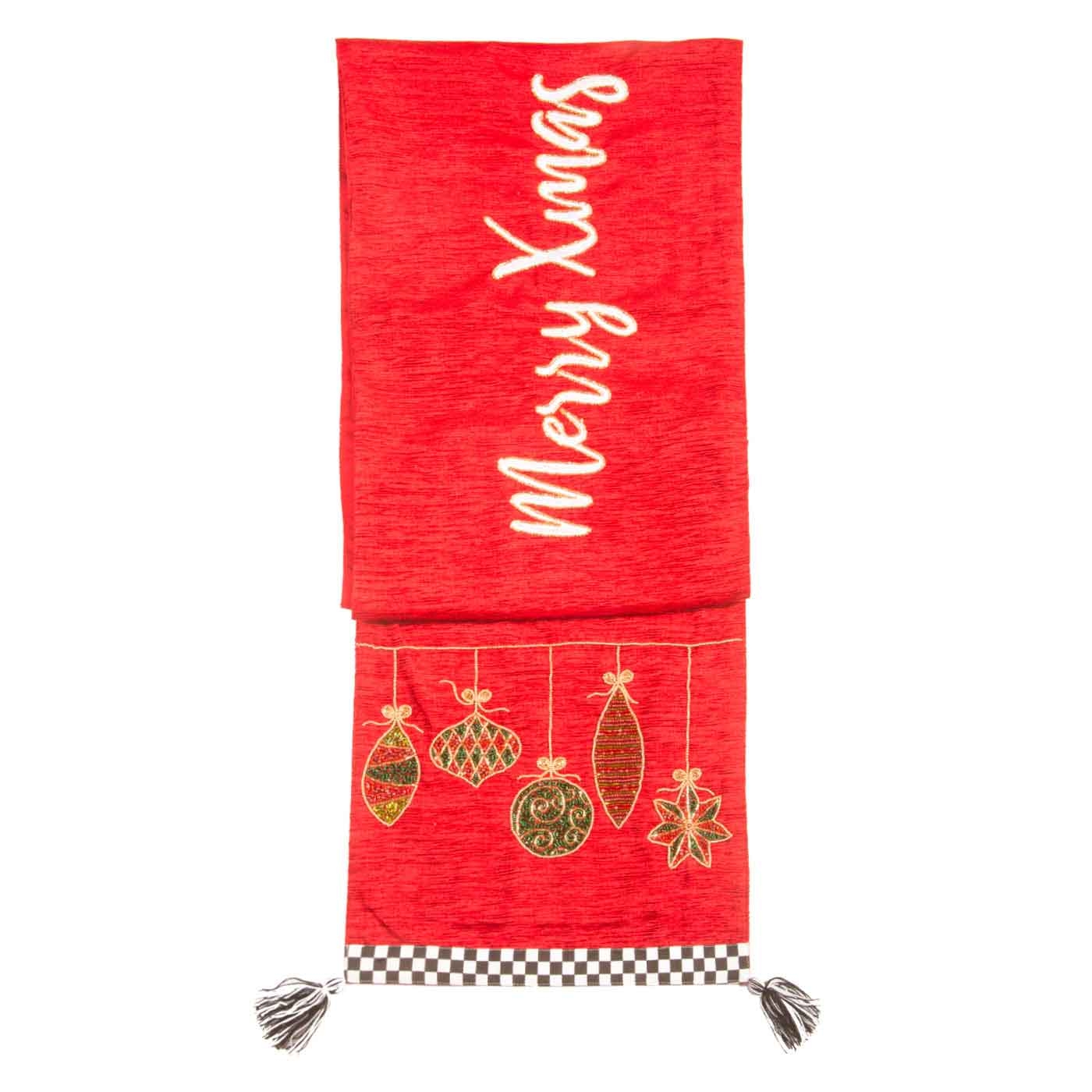 Camino de Mesa JOY Mery Xmas 35 x 180 cm Rojo Camino de Mesa JOY Mery Xmas 35 x 180 cm Rojo