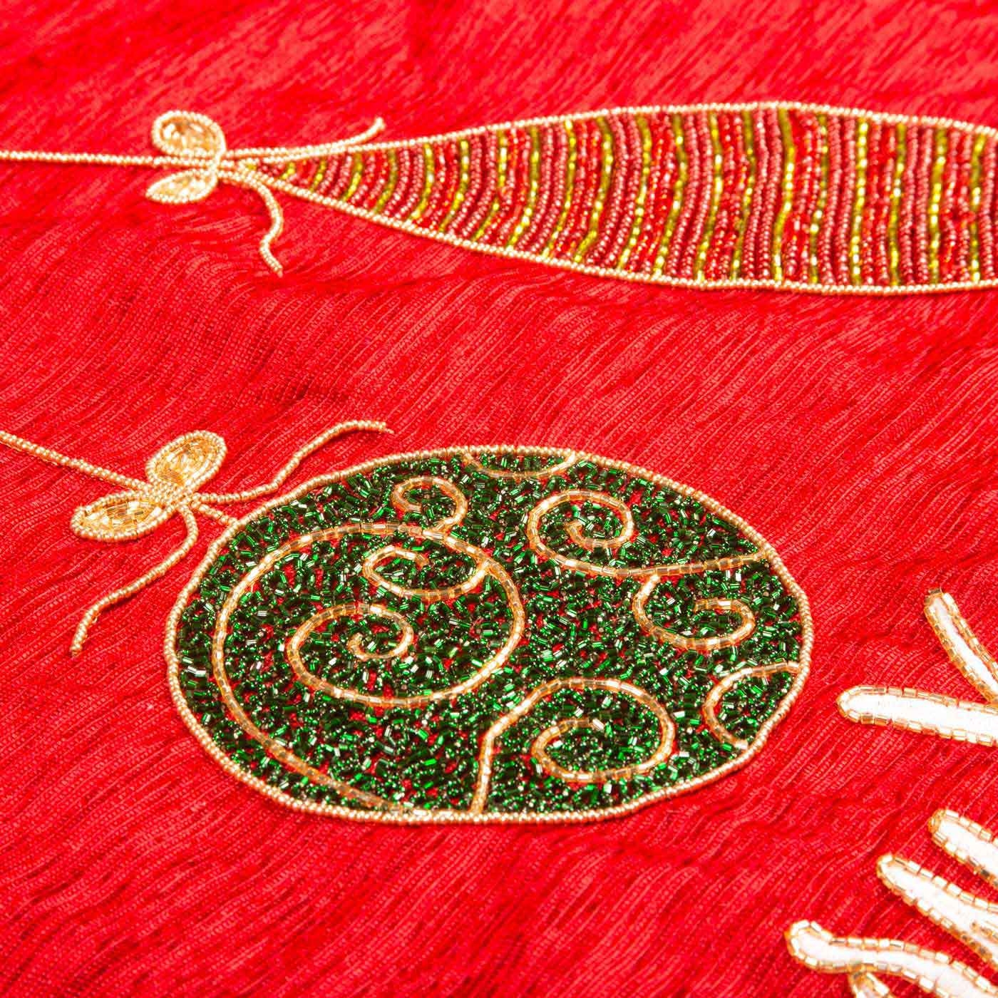 Pie de Árbol JOY Merry Xmas 110 cm Rojo Pie de Árbol JOY Merry Xmas 110 cm Rojo