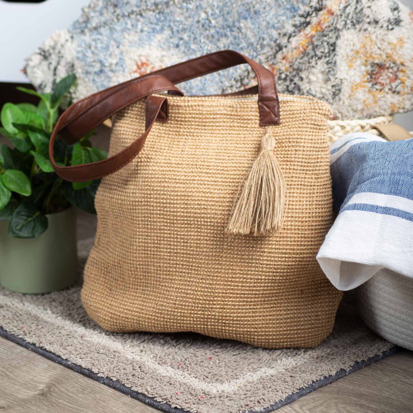 Bolso Yute K-LINE Tejidos Naturales Bolso Yute K-LINE Tejidos Naturales