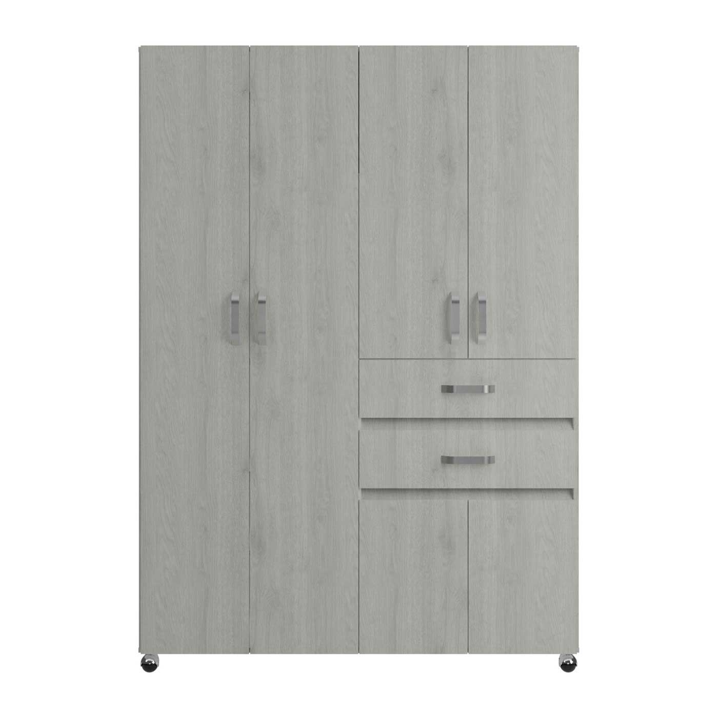 Armario Clóset MADERKIT Nova 140 cm Ceniza Armario Clóset MADERKIT Nova 140 cm Ceniza