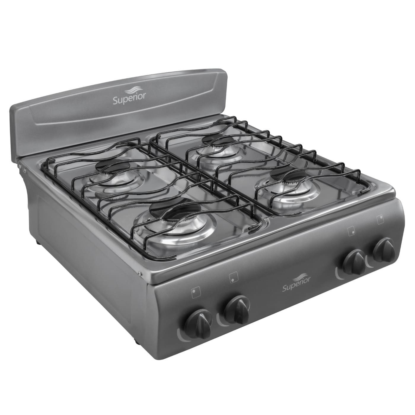 Estufa de Mesa SUPERIOR 4 Puestos Gas Natural 7053 Gris Estufa de Mesa SUPERIOR 4 Puestos Gas Natural 7053 Gris