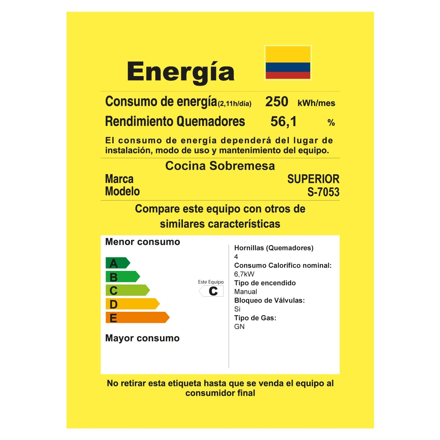 Estufa de Mesa SUPERIOR 4 Puestos Gas Propano 7053 Gris Estufa de Mesa SUPERIOR 4 Puestos Gas Propano 7053 Gris