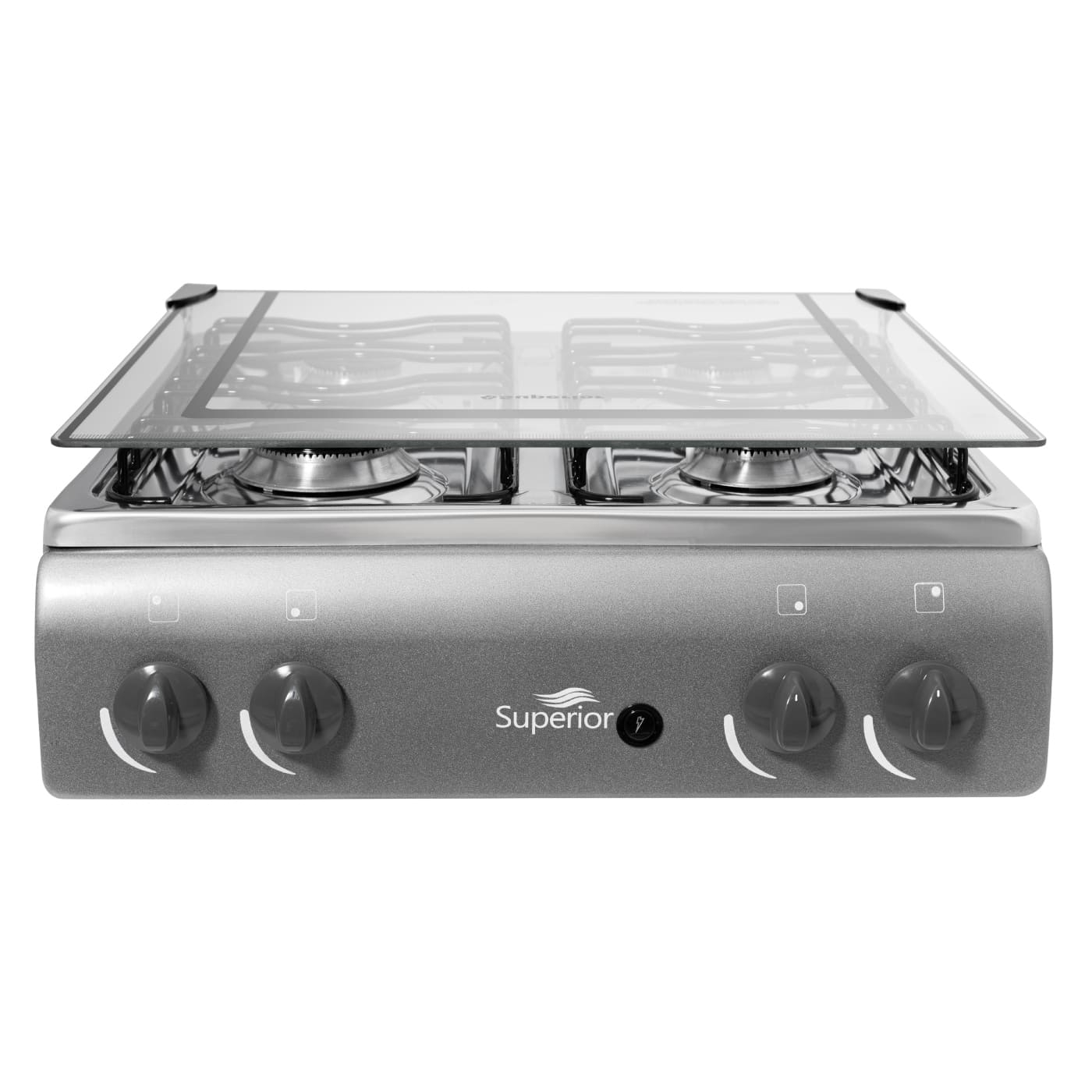 Estufa de Mesa SUPERIOR 4 Puestos Gas Natural 7054-1 Gris Estufa de Mesa SUPERIOR 4 Puestos Gas Natural 7054-1 Gris