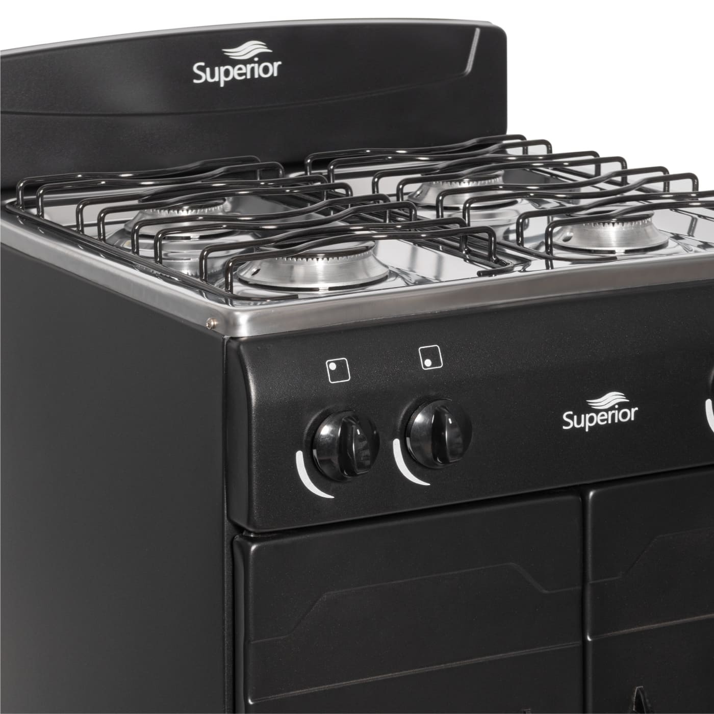 Estufa de Piso SUPERIOR 4 Puestos Gas Natural 7015 Negro Estufa de Piso SUPERIOR 4 Puestos Gas Natural 7015 Negro