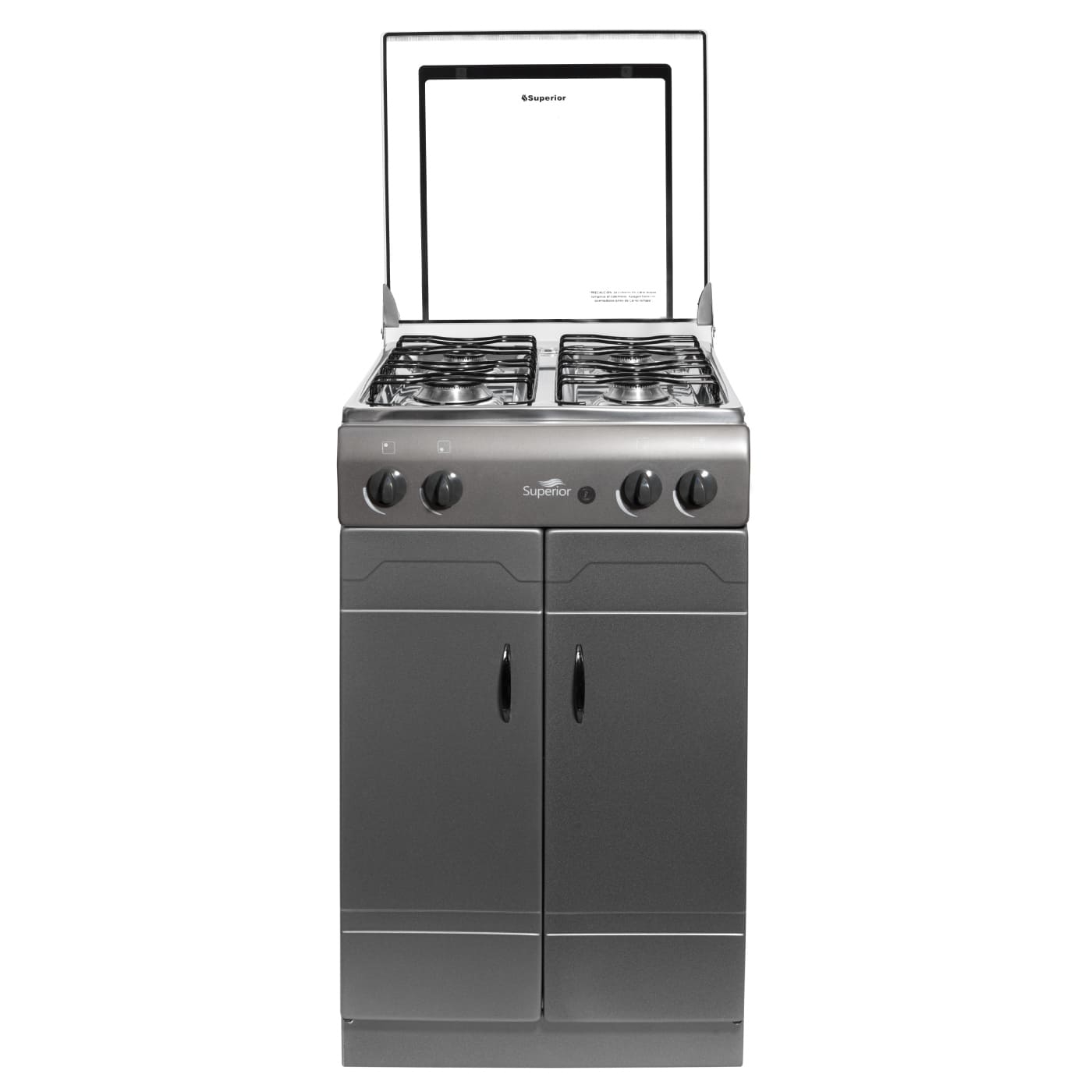 Estufa de Piso SUPERIOR 4 Puestos Gas Natural 7016-1 Gris Estufa de Piso SUPERIOR 4 Puestos Gas Natural 7016-1 Gris