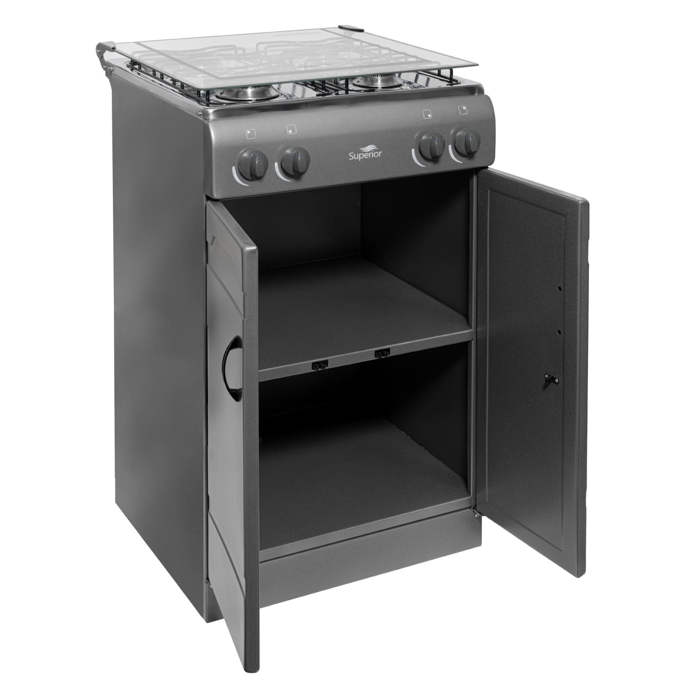 Estufa de Piso SUPERIOR 4 Puestos Gas Natural 7016-1 Gris Estufa de Piso SUPERIOR 4 Puestos Gas Natural 7016-1 Gris