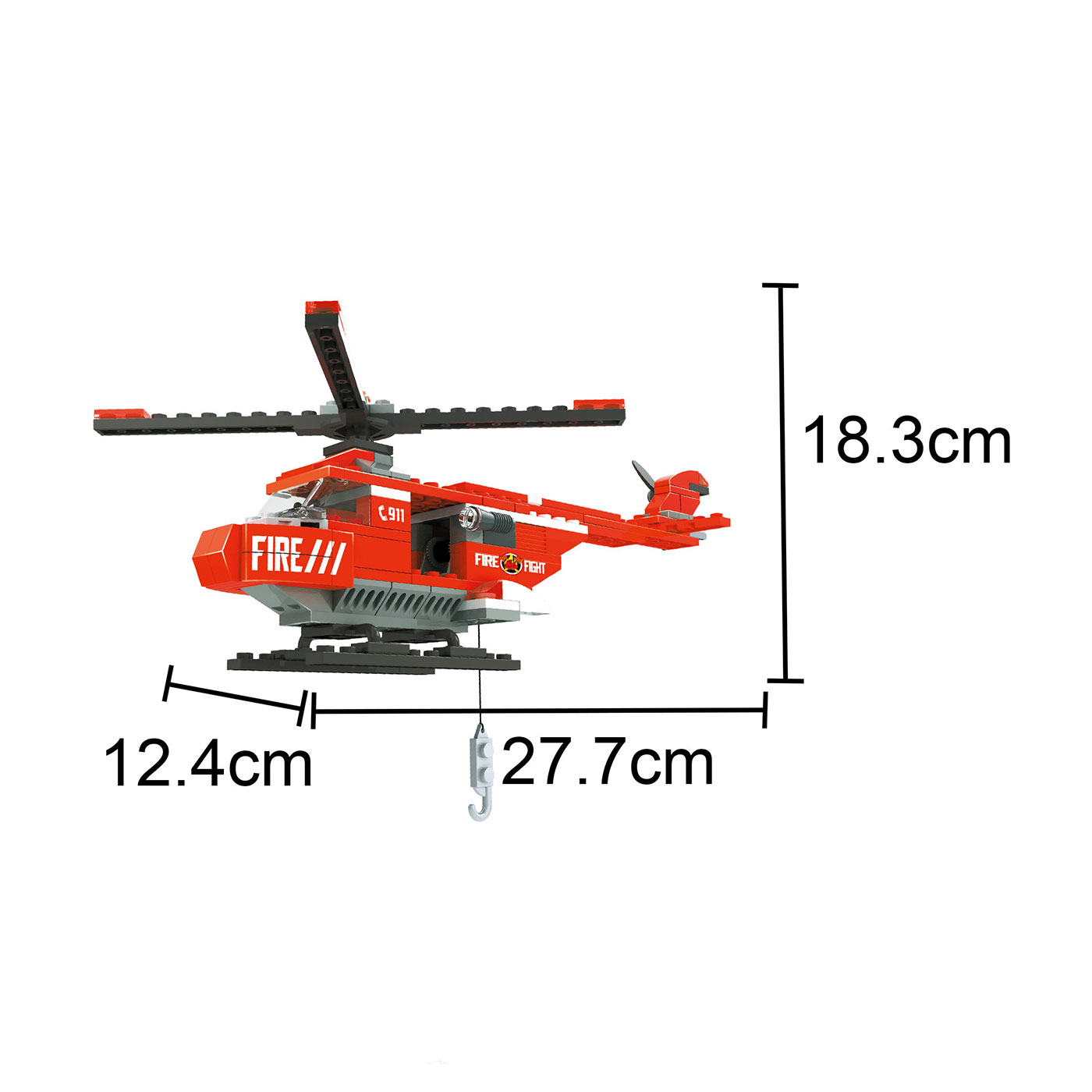 Set de Bloques para Armar Brigada de Bomberos 697 Piezas OX BLOCKS Set de Bloques para Armar Brigada de Bomberos 697 Piezas OX BLOCKS