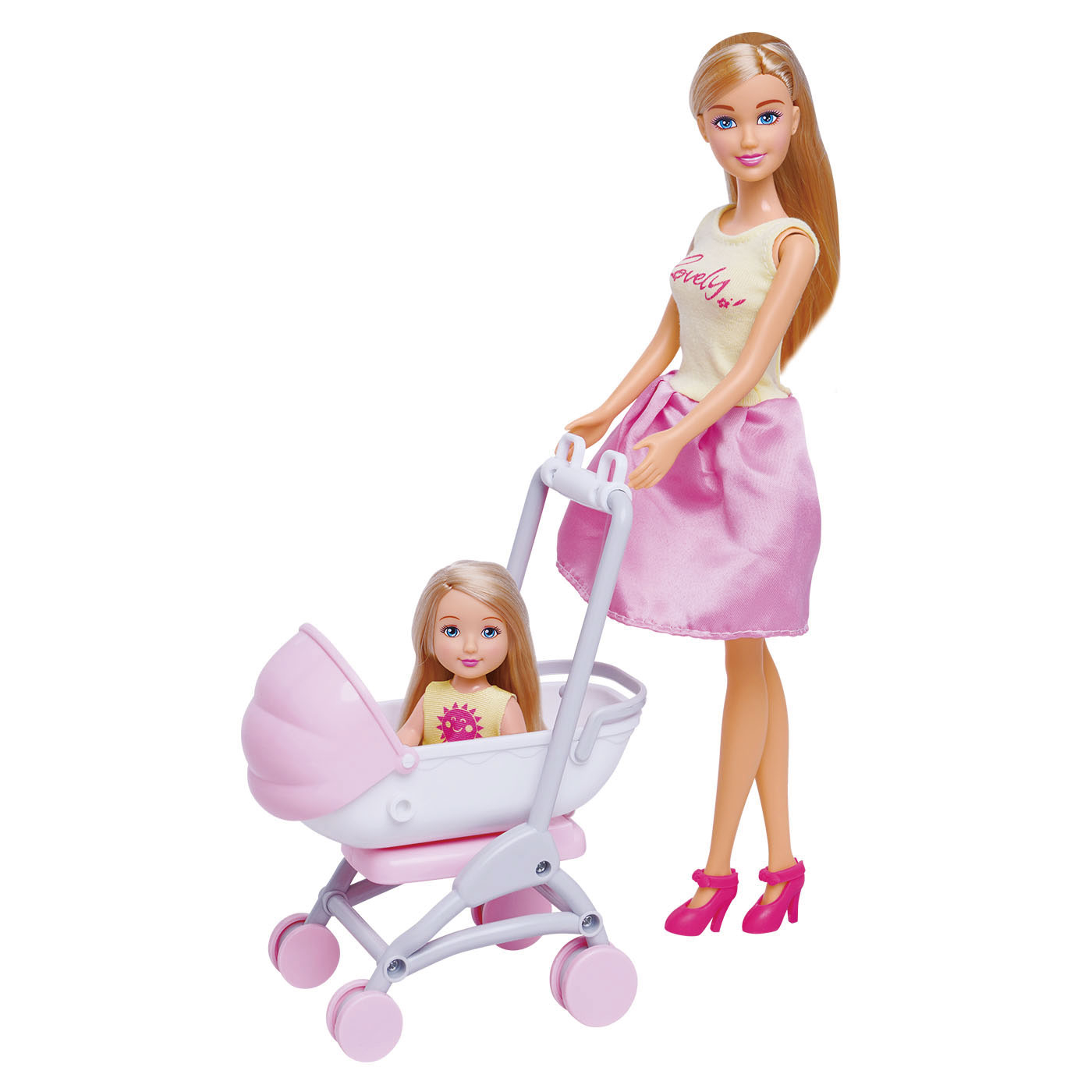 Muñeca con Coche y Bebé ANLILY Muñeca con Coche y Bebé ANLILY