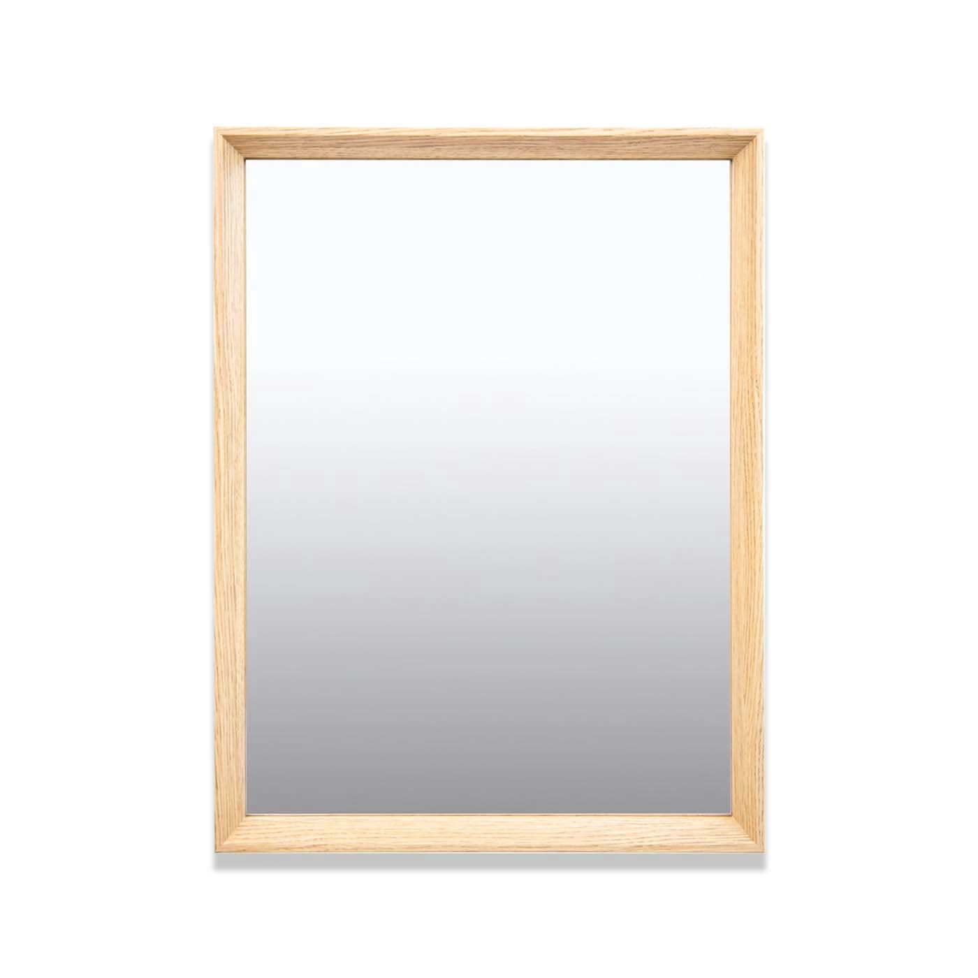 Espejo de Pared FREE HOME con Marco en Madera 32 x 42 cm Natural Espejo de Pared FREE HOME con Marco en Madera 32 x 42 cm Natural