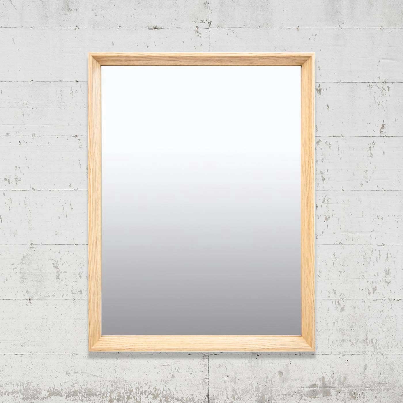 Espejo de Pared FREE HOME con Marco en Madera 32 x 42 cm Natural Espejo de Pared FREE HOME con Marco en Madera 32 x 42 cm Natural