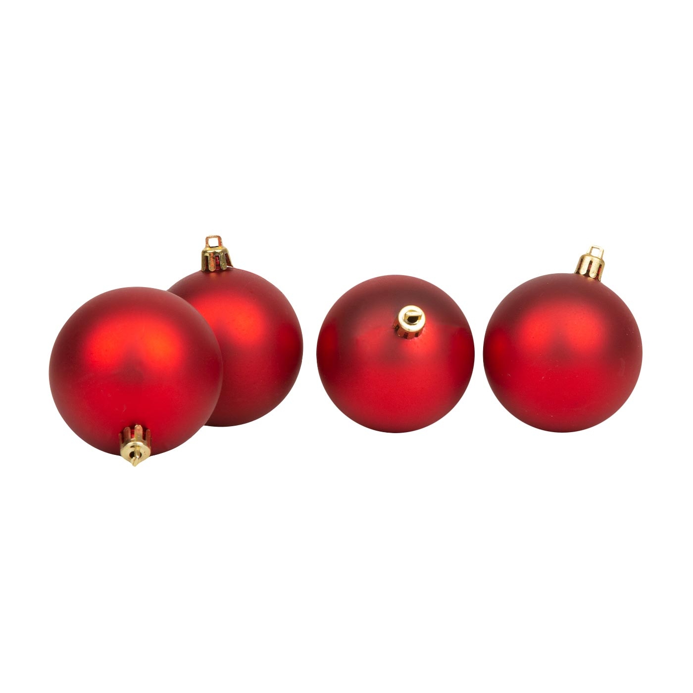 Bolas de Navidad JOY Rojo Mate Set x 6 - 6 cm Bolas de Navidad JOY Rojo Mate Set x 6 - 6 cm