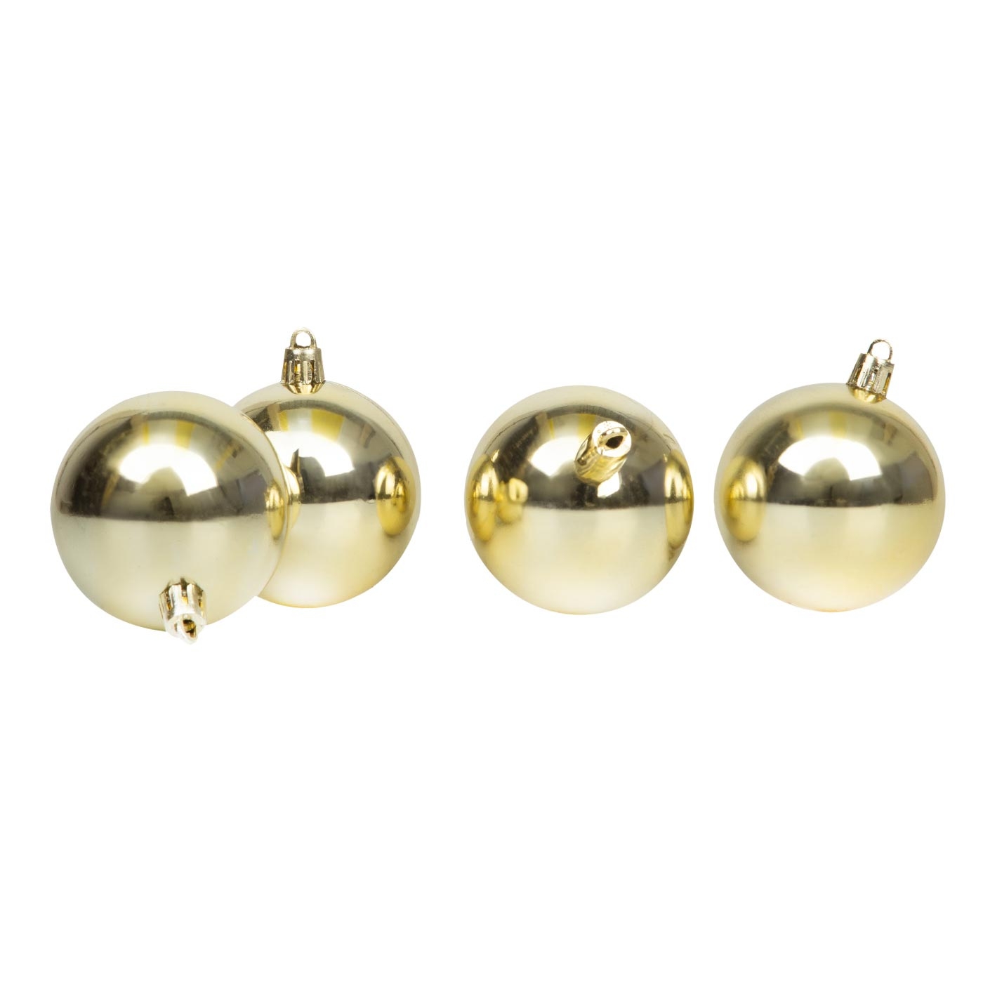 Bolas de Navidad JOY Dorado Brillante Set x 6 - 6 cm Bolas de Navidad JOY Dorado Brillante Set x 6 - 6 cm