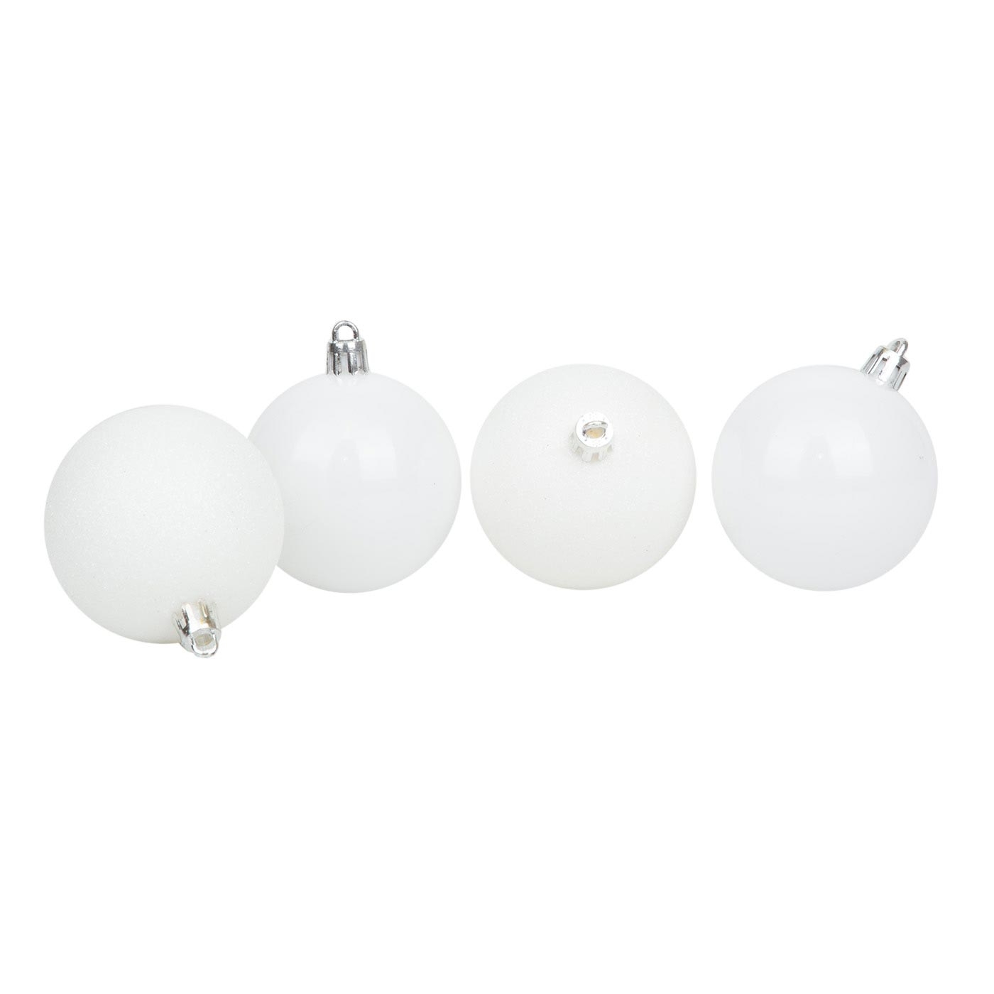 Bolas de Navidad JOY Blanco Mate Set x 6 - 6 cm Bolas de Navidad JOY Blanco Mate Set x 6 - 6 cm