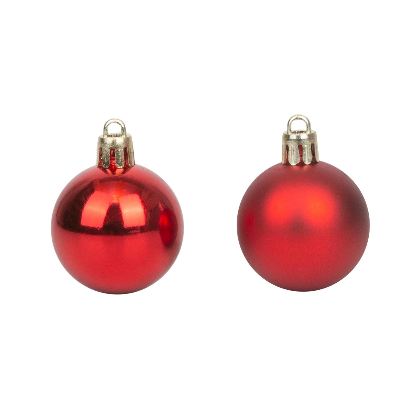 Bolas de Navidad JOY Rojo Brillante/Mate Set x 16 - 4 cm Bolas de Navidad JOY Rojo Brillante/Mate Set x 16 - 4 cm