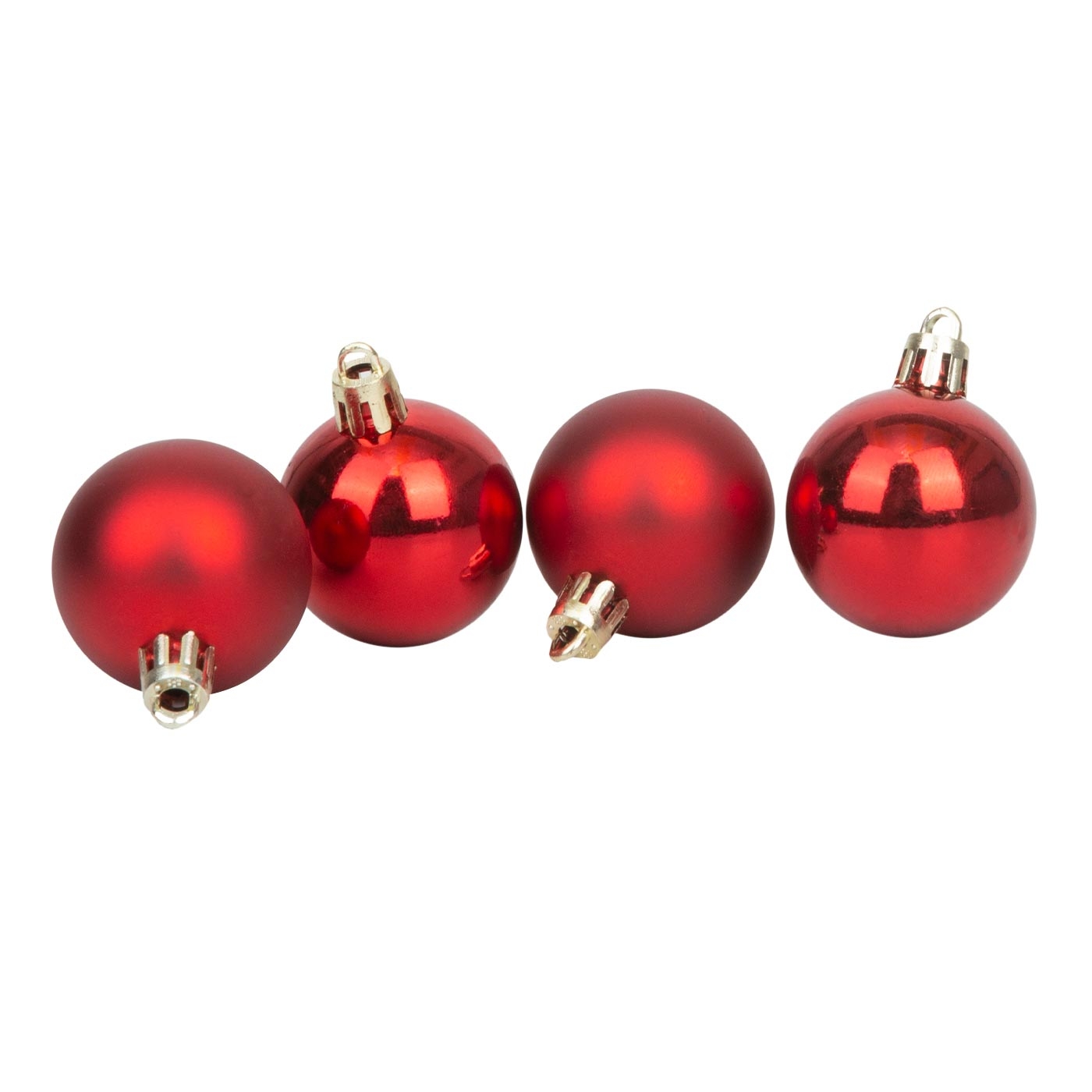 Bolas de Navidad JOY Rojo Brillante/Mate Set x 16 - 4 cm Bolas de Navidad JOY Rojo Brillante/Mate Set x 16 - 4 cm