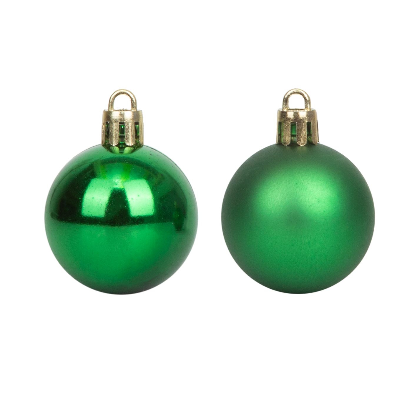Bolas de Navidad JOY Verde Mate/Brillante Set x 16 - 4 cm Bolas de Navidad JOY Verde Mate/Brillante Set x 16 - 4 cm
