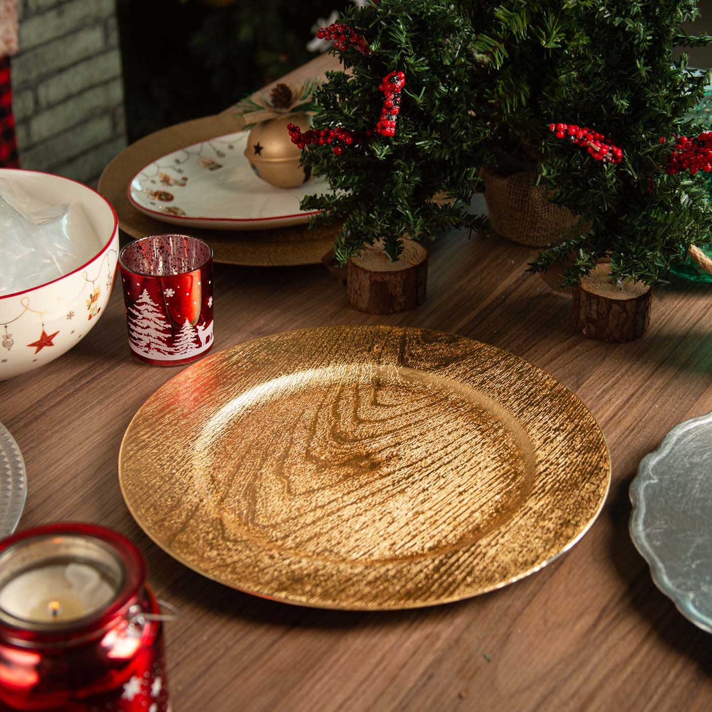 Plato Base 32 cm JOY Dorado Plato Base 32 cm JOY Dorado