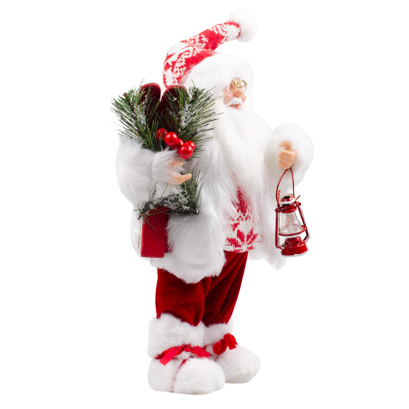 Muñeco Papá Noel JOY Polo Norte con Farol y Tabla Sky 30 cm Muñeco Papá Noel JOY Polo Norte con Farol y Tabla Sky 30 cm