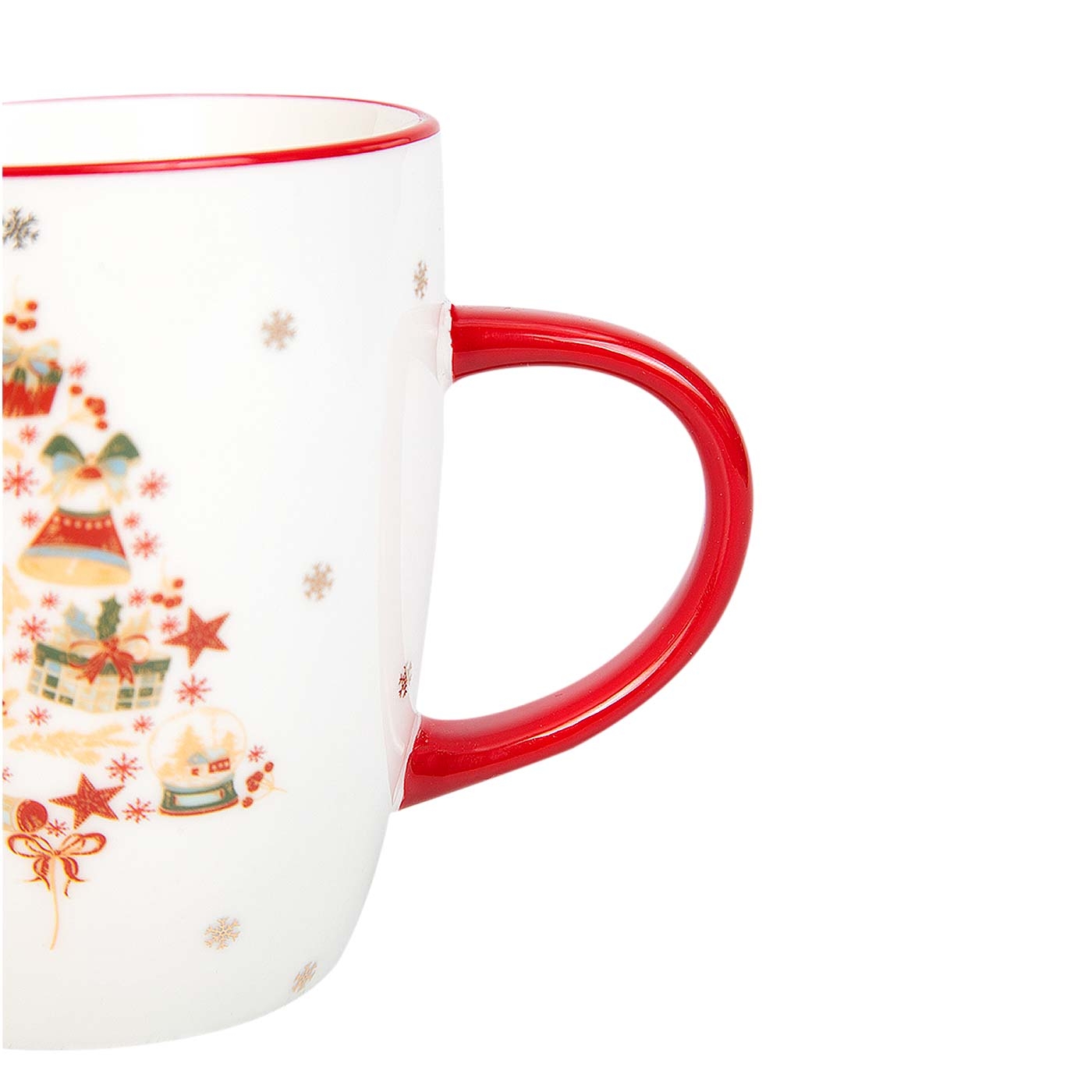 Pocillo Mug FREE HOME Asa Roja Navidad 350 cc - 400 ml Pocillo Mug FREE HOME Asa Roja Navidad 350 cc - 400 ml