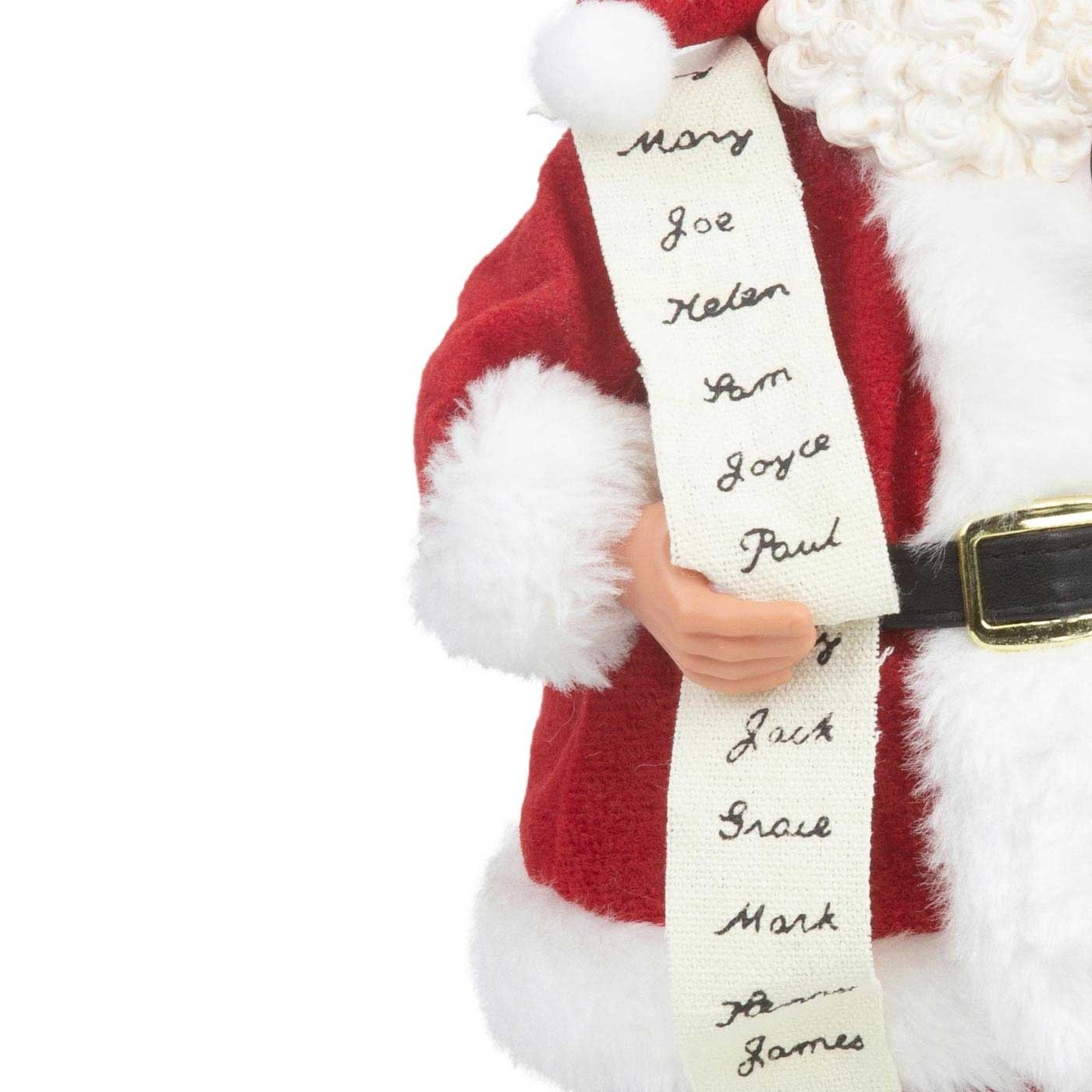 Muñeco Papá Noel JOY Lista de Regalos 28 cm Muñeco Papá Noel JOY Lista de Regalos 28 cm