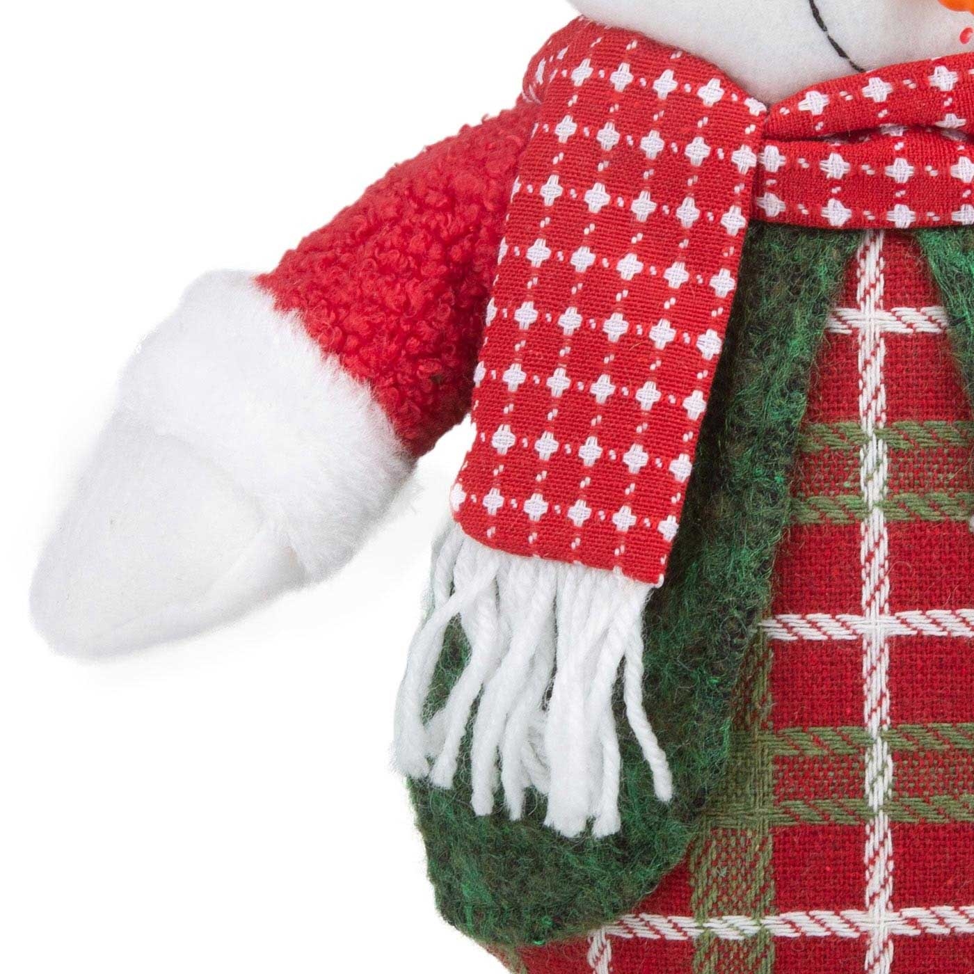 Muñeco Hombre de Nieve JOY con Bufanda y Sombrero 40 cm Muñeco Hombre de Nieve JOY con Bufanda y Sombrero 40 cm