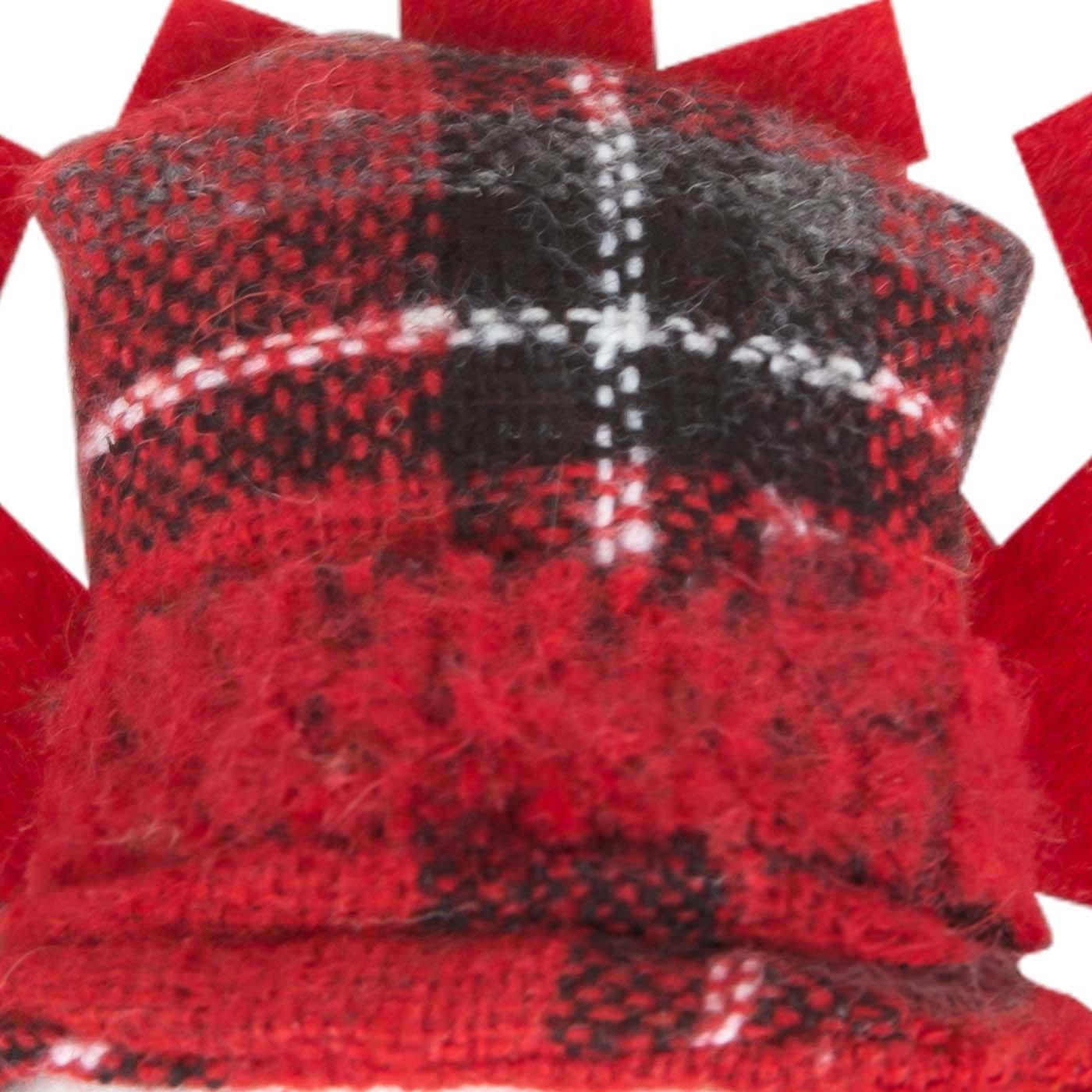 Adorno Navideño JOY Colgante Hombre de Nieve con Gorro y Bufanda Tejida Copo Nieve Roja 11 cm Adorno Navideño JOY Colgante Hombre de Nieve con Gorro y Bufanda Tejida Copo Nieve Roja 11 cm