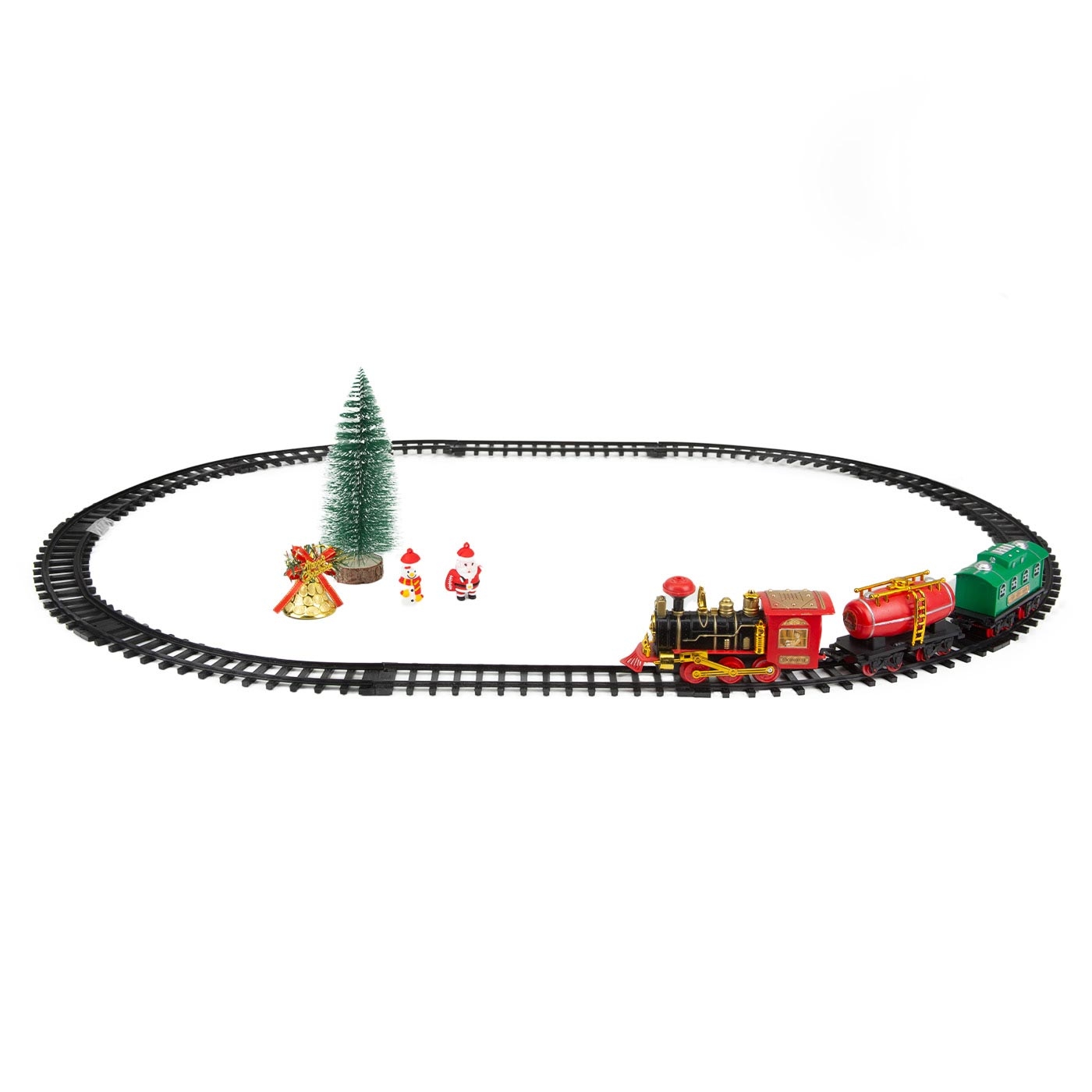 Tren Navideño Adorno MERRY CHRISTMAS con Accesorios 270 cm Tren Navideño Adorno MERRY CHRISTMAS con Accesorios 270 cm