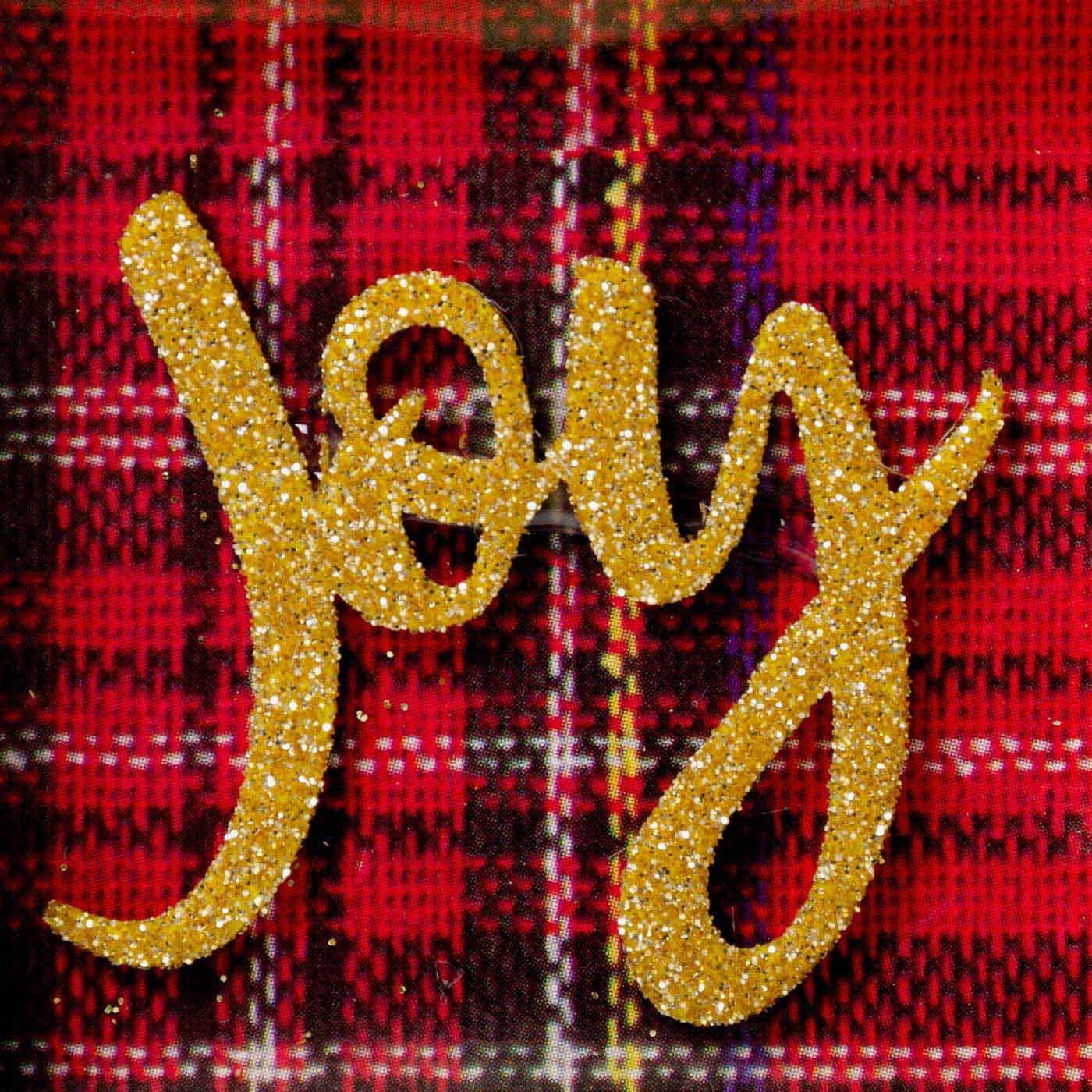 Adorno Navideño Colgante JOY Gold Plastic Adorno Navideño Colgante JOY Gold Plastic