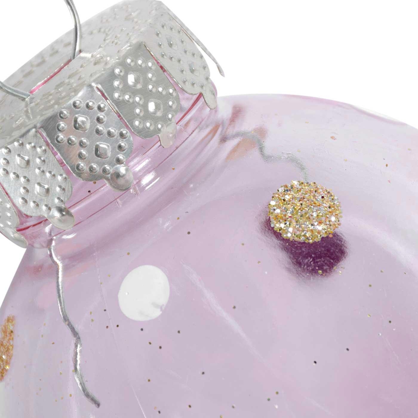 Bola de Navidad JOY Rosa Wooden 6 cm Bola de Navidad JOY Rosa Wooden 6 cm