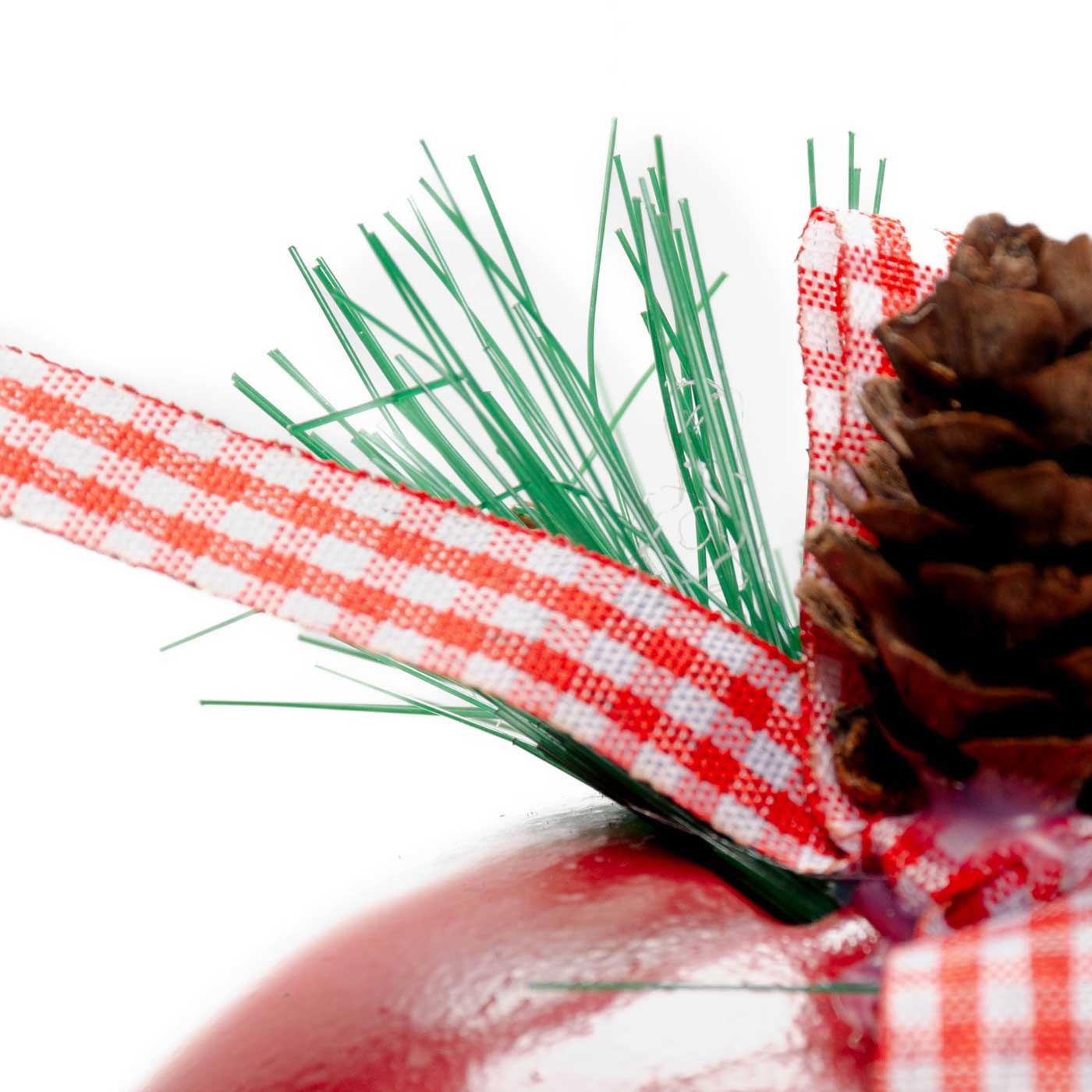 Bola de Navidad JOY Cascabel Rojo Metal 8 cm Bola de Navidad JOY Cascabel Rojo Metal 8 cm