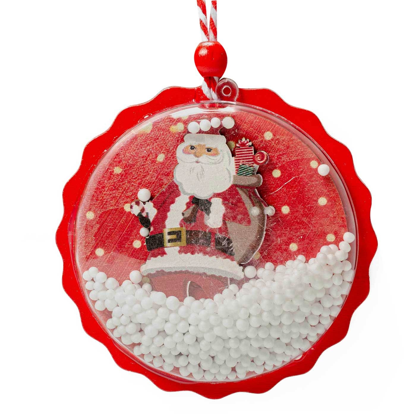 Adorno Navideño Colgante JOY Papá Noel en Nieve Adorno Navideño Colgante JOY Papá Noel en Nieve