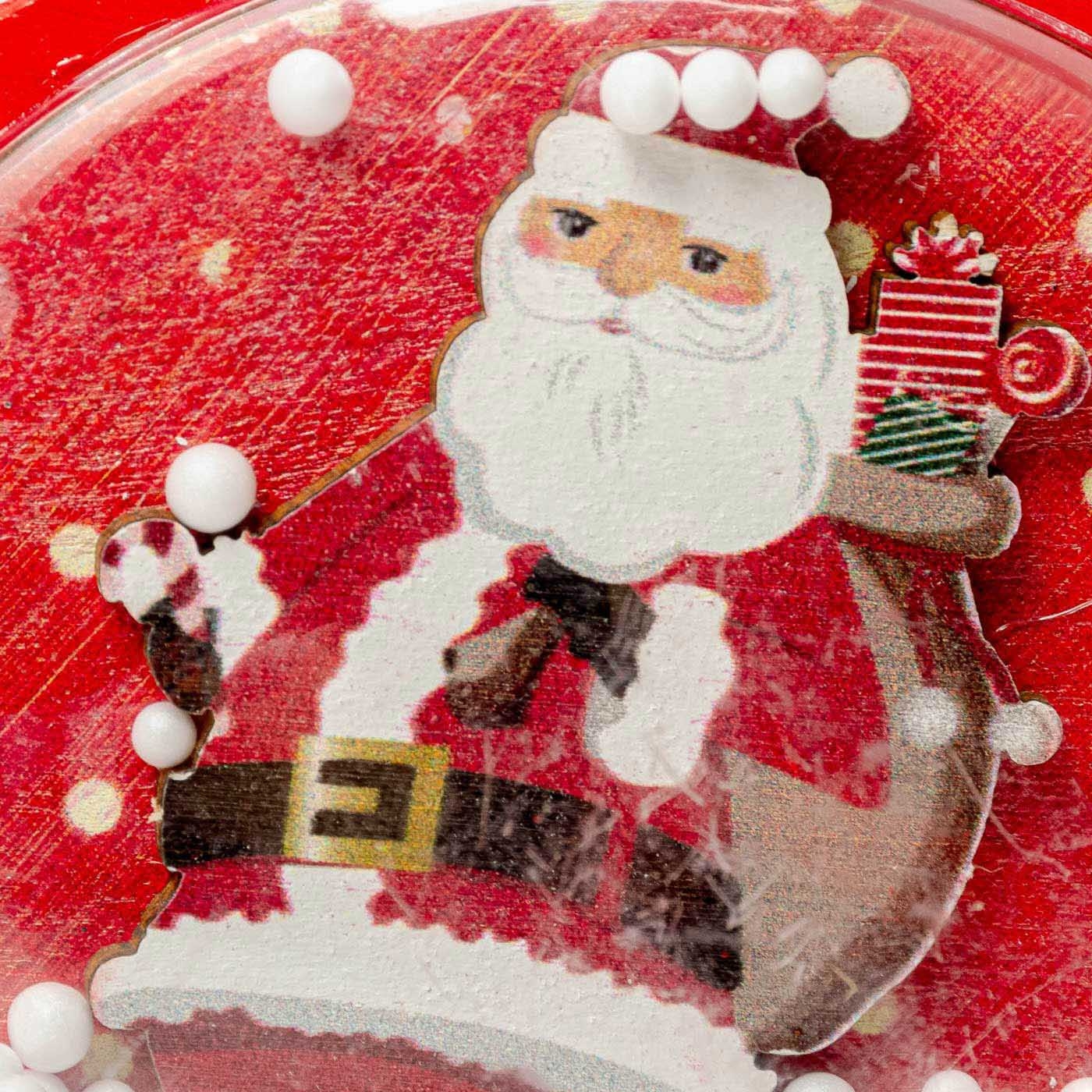 Adorno Navideño Colgante JOY Papá Noel en Nieve Adorno Navideño Colgante JOY Papá Noel en Nieve