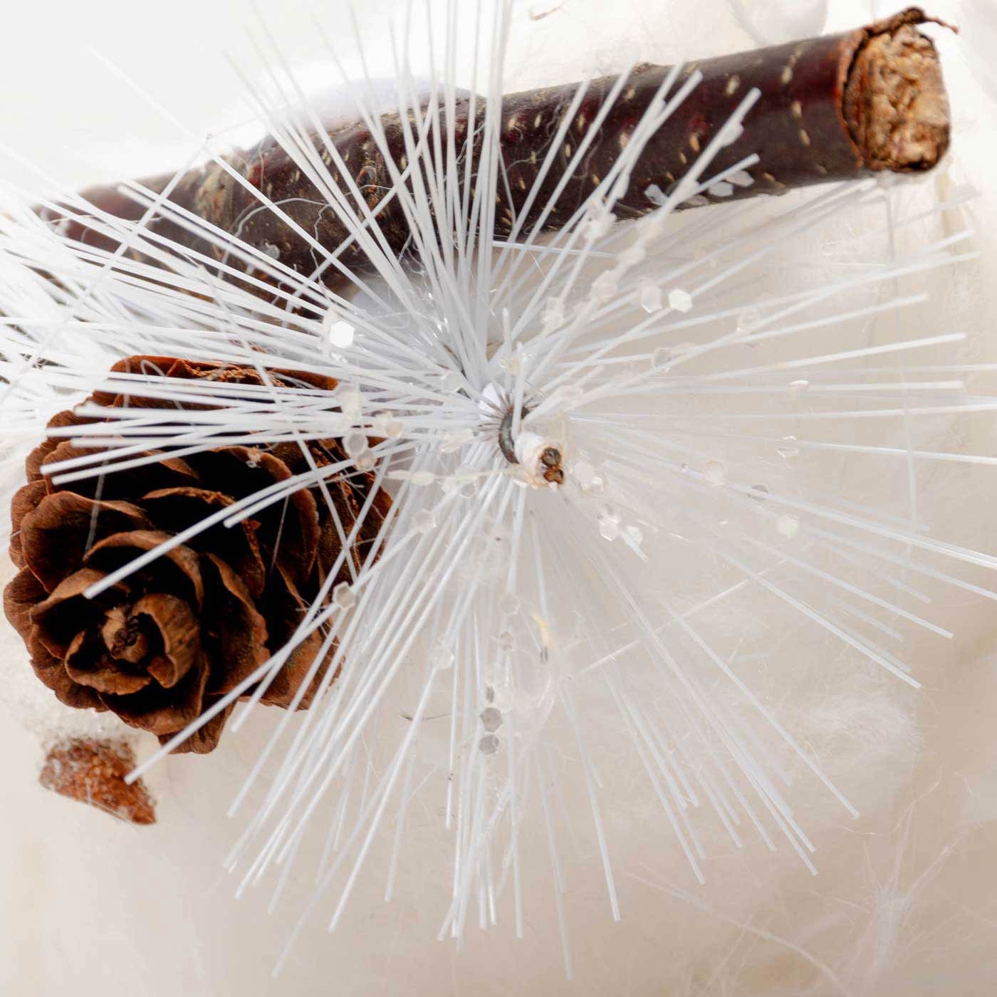 Adorno Navideño Colgante JOY Búho Blanco Adorno Navideño Colgante JOY Búho Blanco