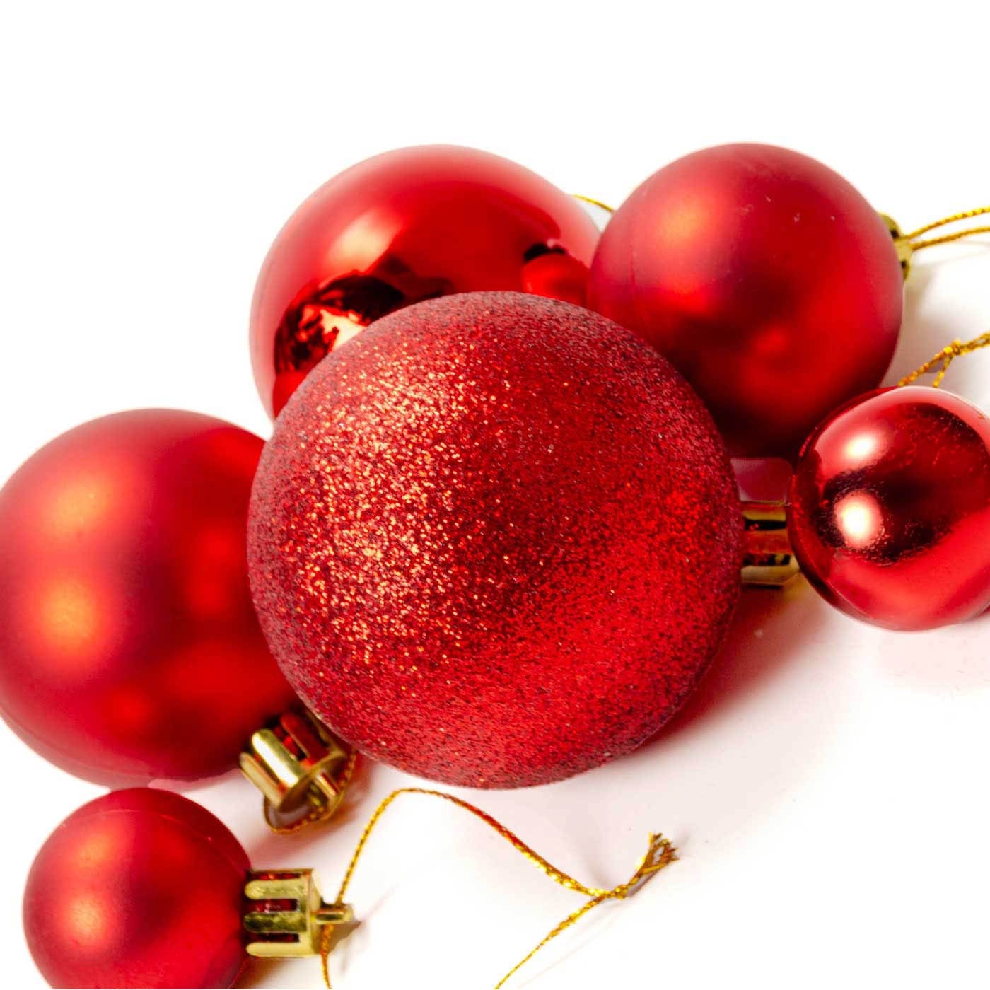 Bola de Navidad JOY Set Rojo 6 cm Bola de Navidad JOY Set Rojo 6 cm