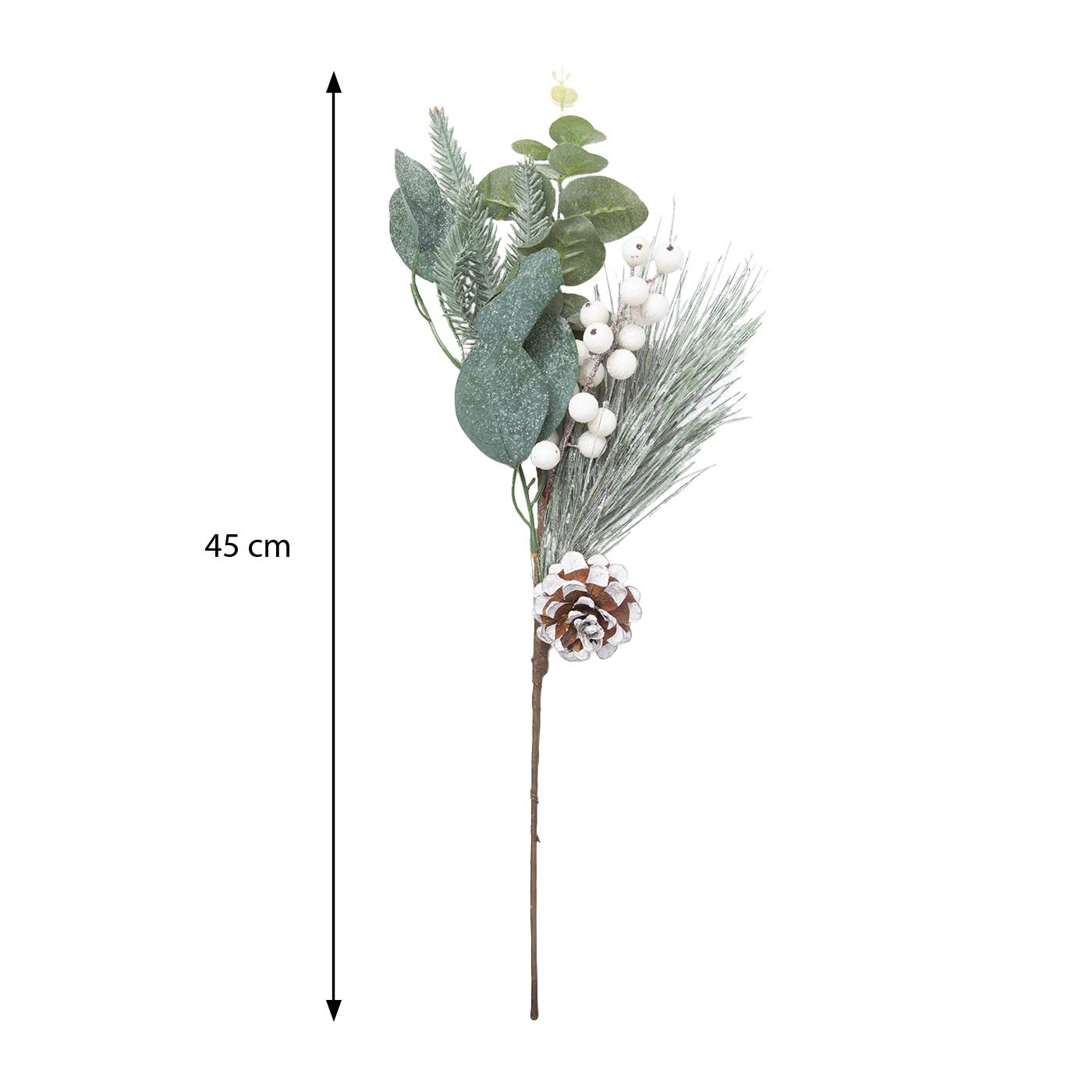 Adorno Navideño Rama JOY Eucalipto con Berries 45 cm Adorno Navideño Rama JOY Eucalipto con Berries 45 cm