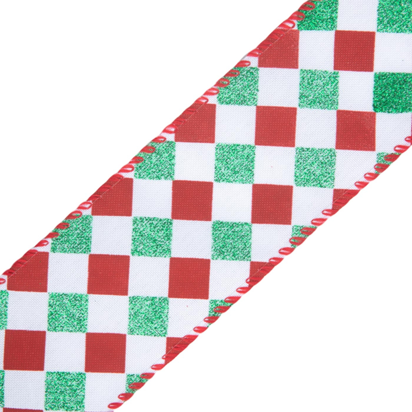 Cinta Navideña JOY Rombos Rojo/Verde/Blanco 6.3 cm Cinta Navideña JOY Rombos Rojo/Verde/Blanco 6.3 cm