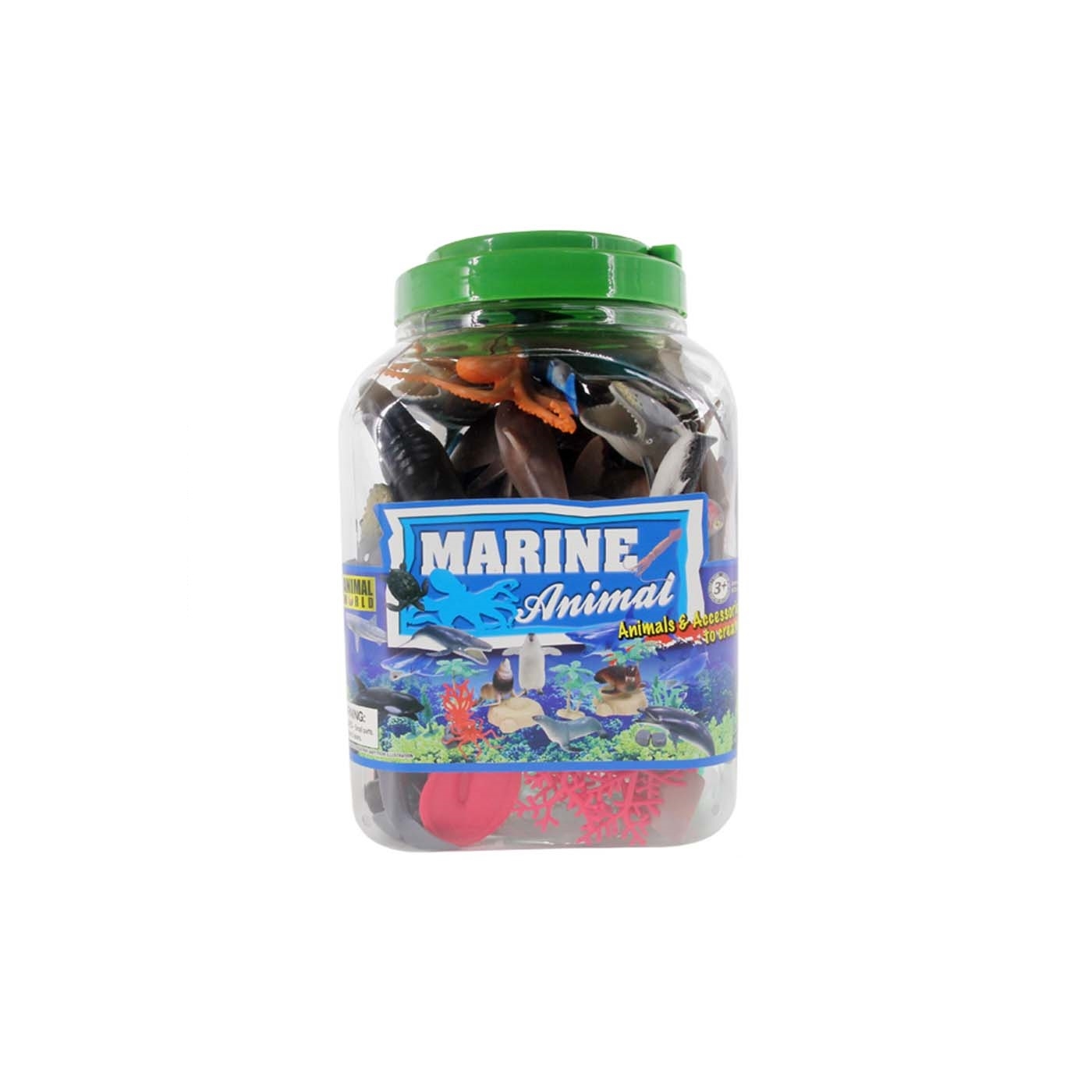 Set Juguete Balde Animales Marinos 60 piezas Set Juguete Balde Animales Marinos 60 piezas